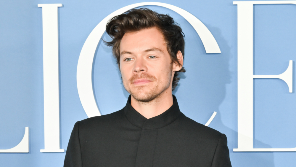 Harry Styles at the Los Angeles premiere of "My Policeman" held at Regency Bruin Theatre on November 1, 2022 in Los Angeles, California.