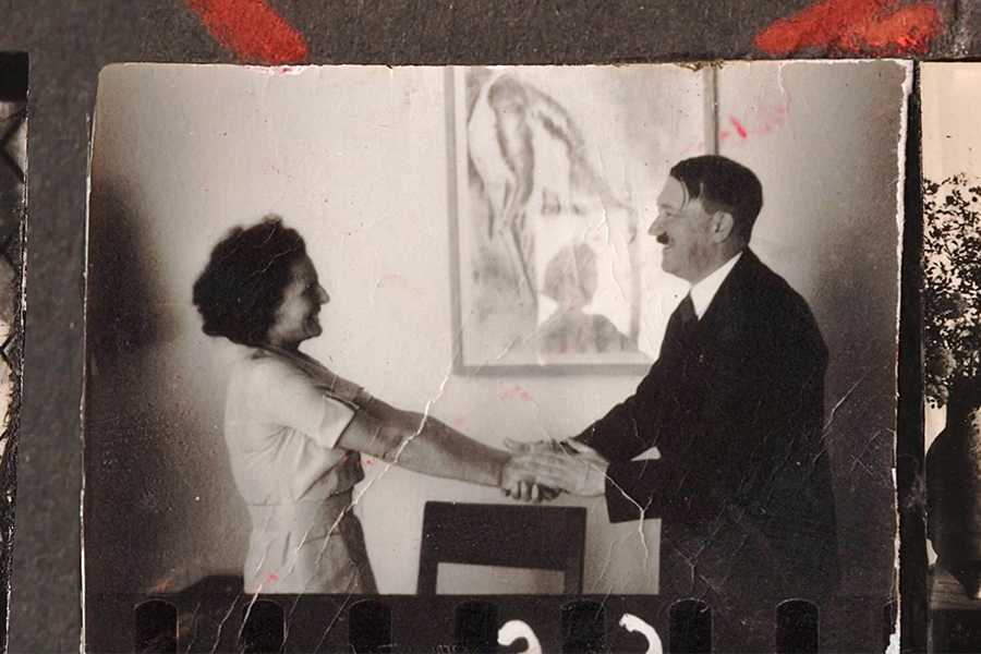 RIEFENSTAHL, from left: Leni Riefenstahl, Adolf Hitler, 2024. © Kino Lorber /Courtesy Everett Collection