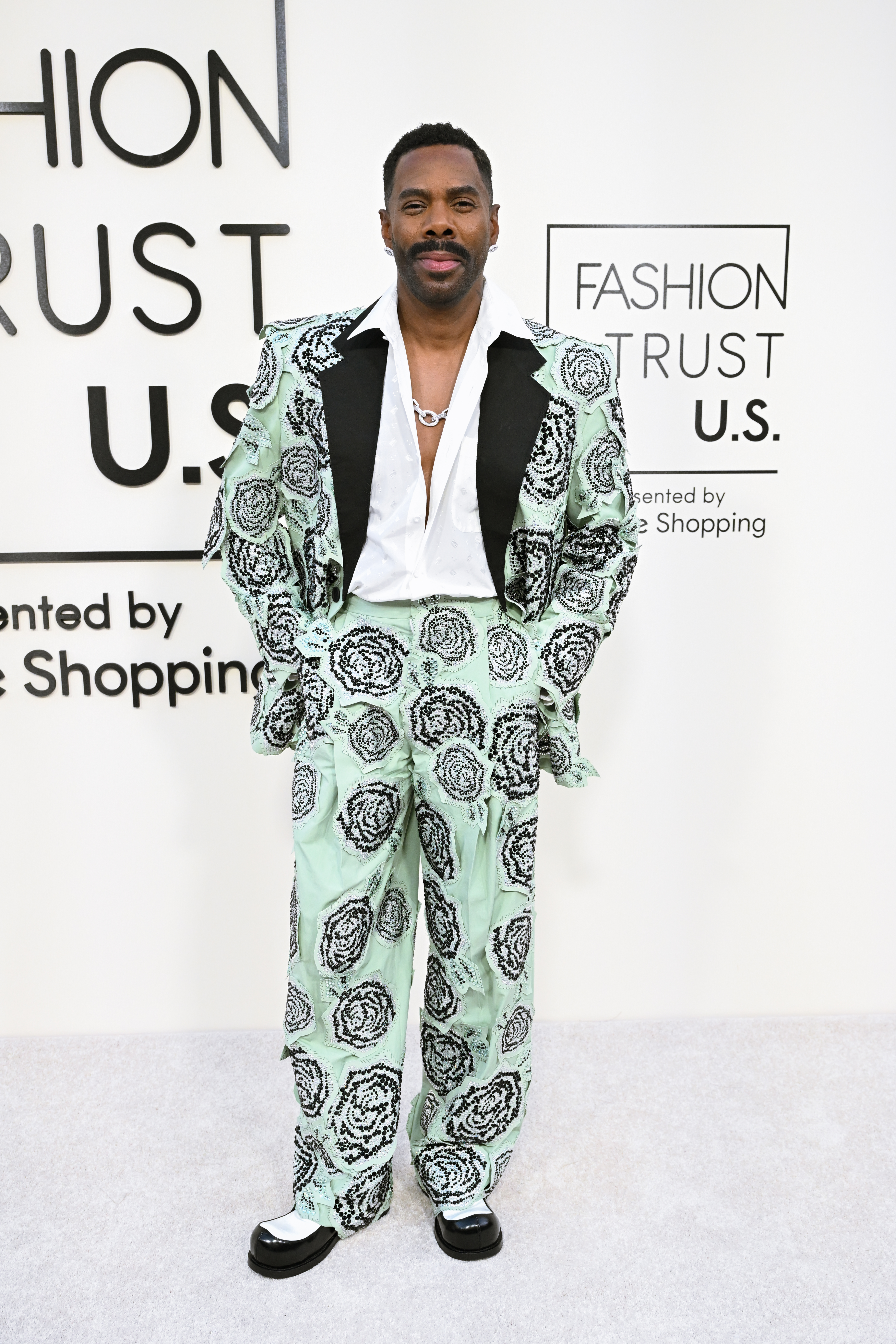 Colman Domingo at the Fashion Trust U.S Awards 2025 held at The Lot at Formosa on April 08, 2025 in Los Angeles, California.