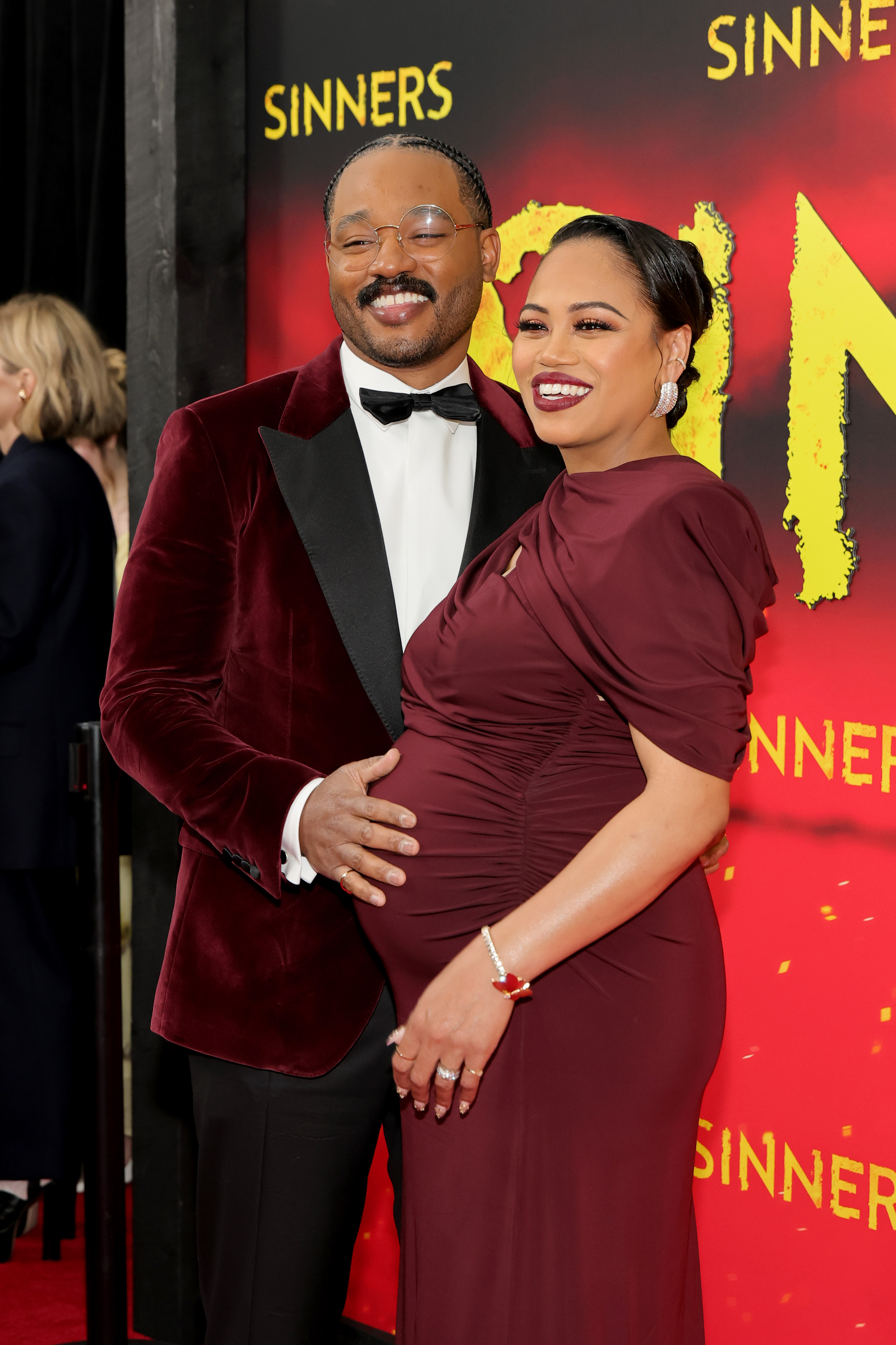 NEW YORK, NEW YORK - APRIL 03: (L-R) Ryan Coogler and Zinzi Coogler attend the Warner Bros Pictures "Sinners" New York Premiere at AMC Lincoln Square Theater on April 03, 2025 in New York City. (Photo by Dia Dipasupil/Getty Images)