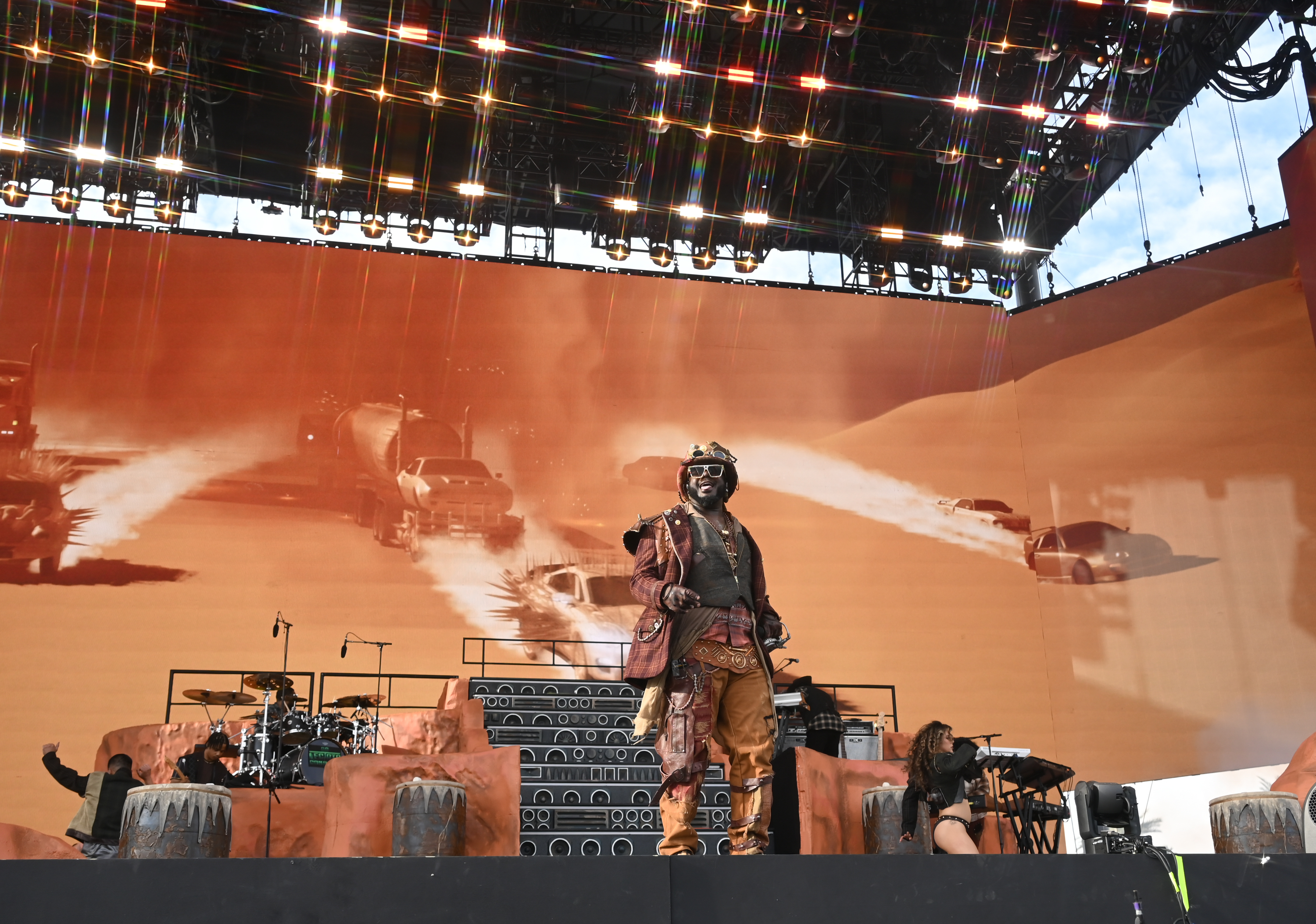 T-Pain at the 2025 Coachella Valley Music And Arts Festival on April 12, 2025 in Indio, California.