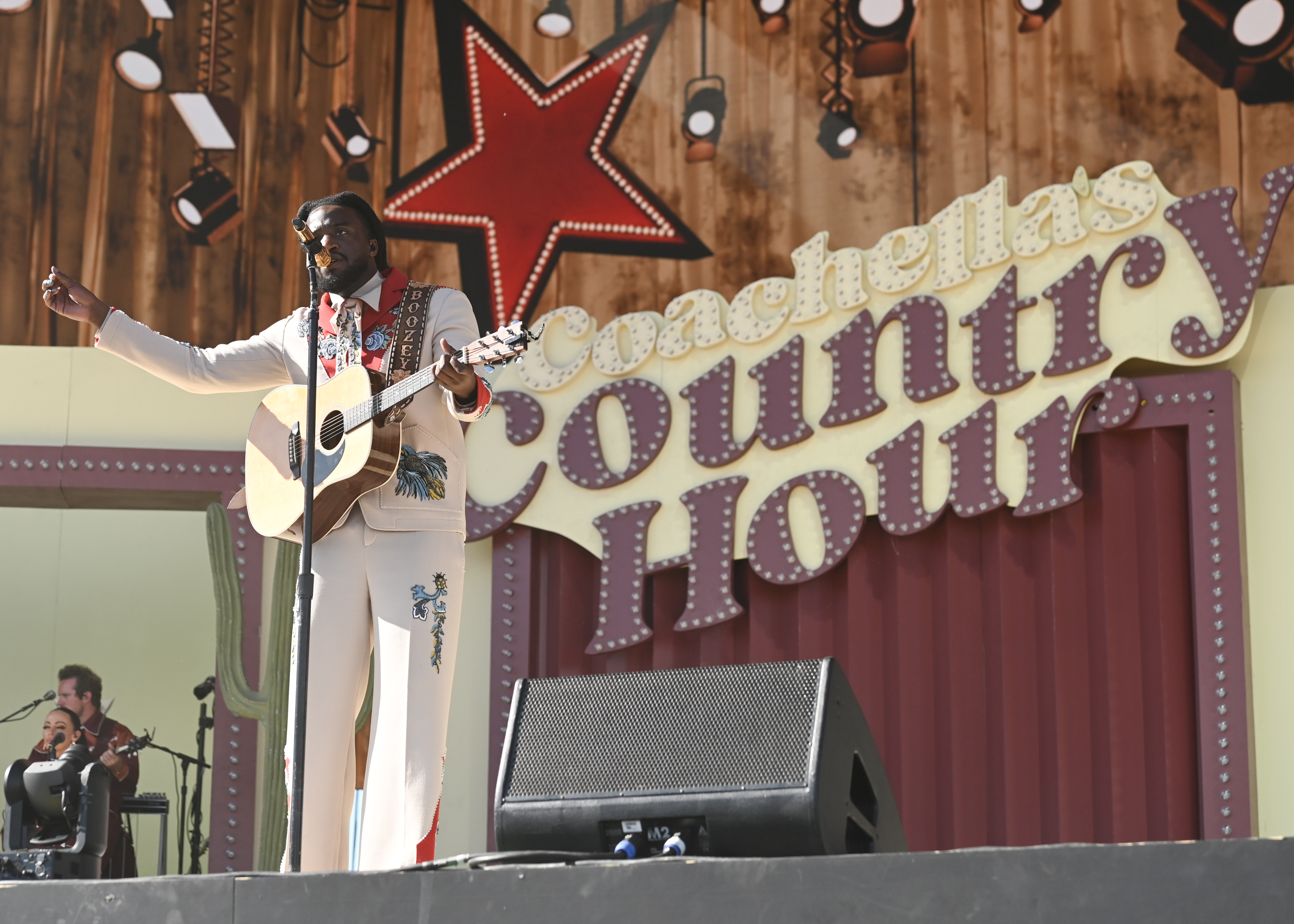 Shaboozey performs onstage at the 2025 Coachella Valley Music And Arts Festival on April 13, 2025 in Indio, California.