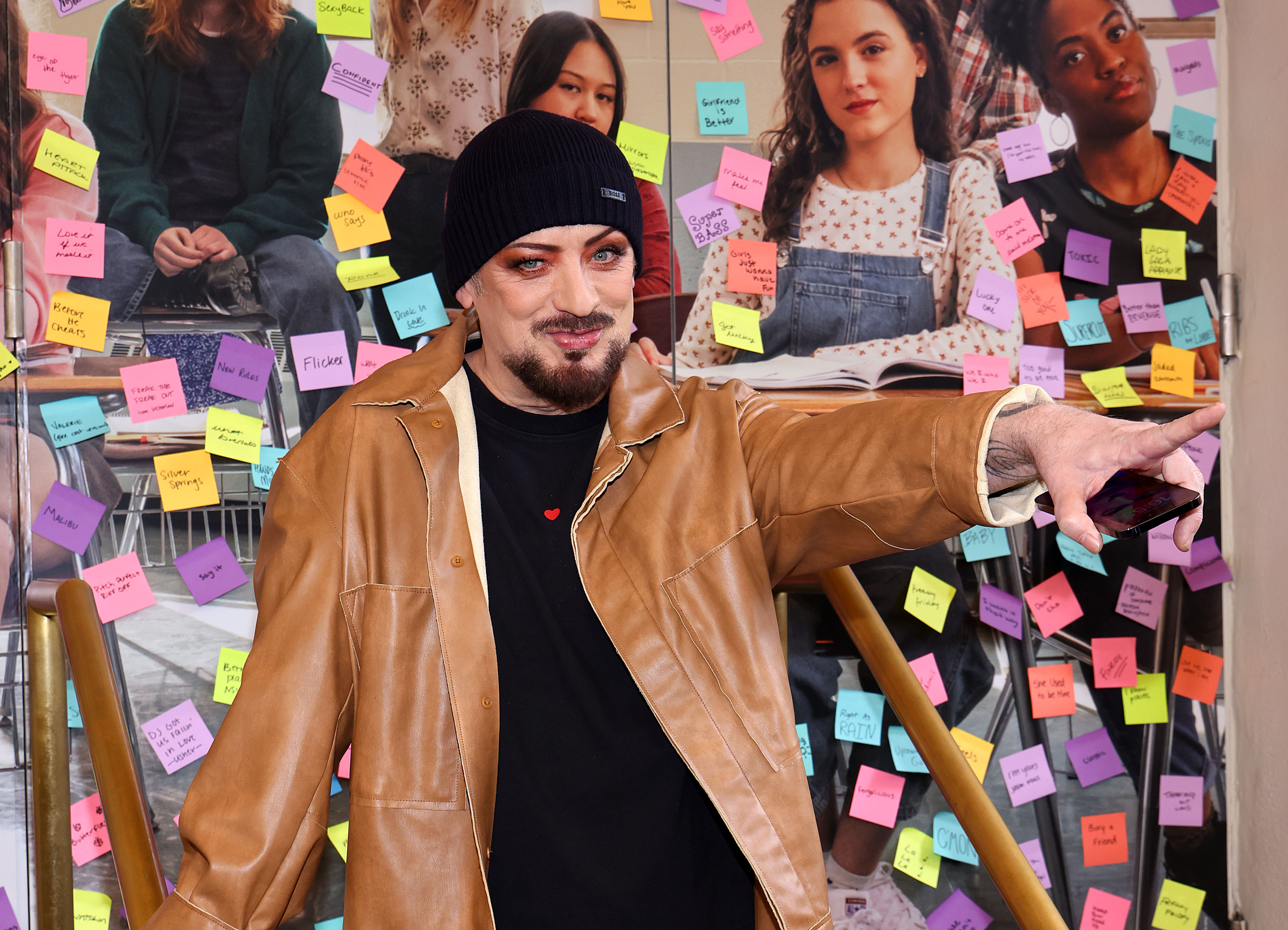 Boy George at "John Proctor is the Villain" Opening Night on April 14, 2025 in New York, New York.