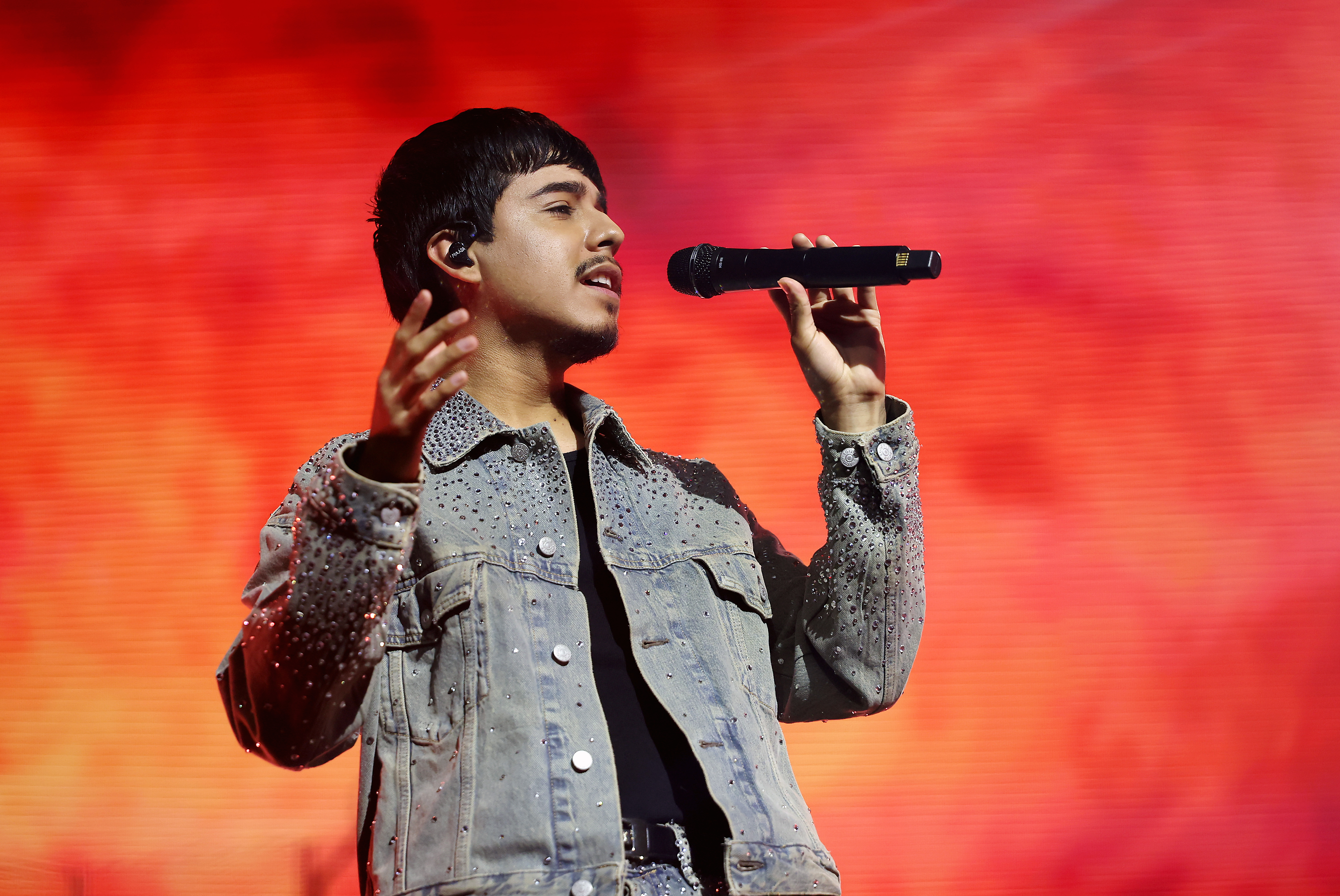 INDIO, CALIFORNIA - APRIL 19: (FOR EDITORIAL USE ONLY) Ivan Cornejo performs at Mojave Tent during the 2025 Coachella Valley Music and Arts Festival  on April 19, 2025 in Indio, California. (Photo by Frazer Harrison/Getty Images for Coachella)