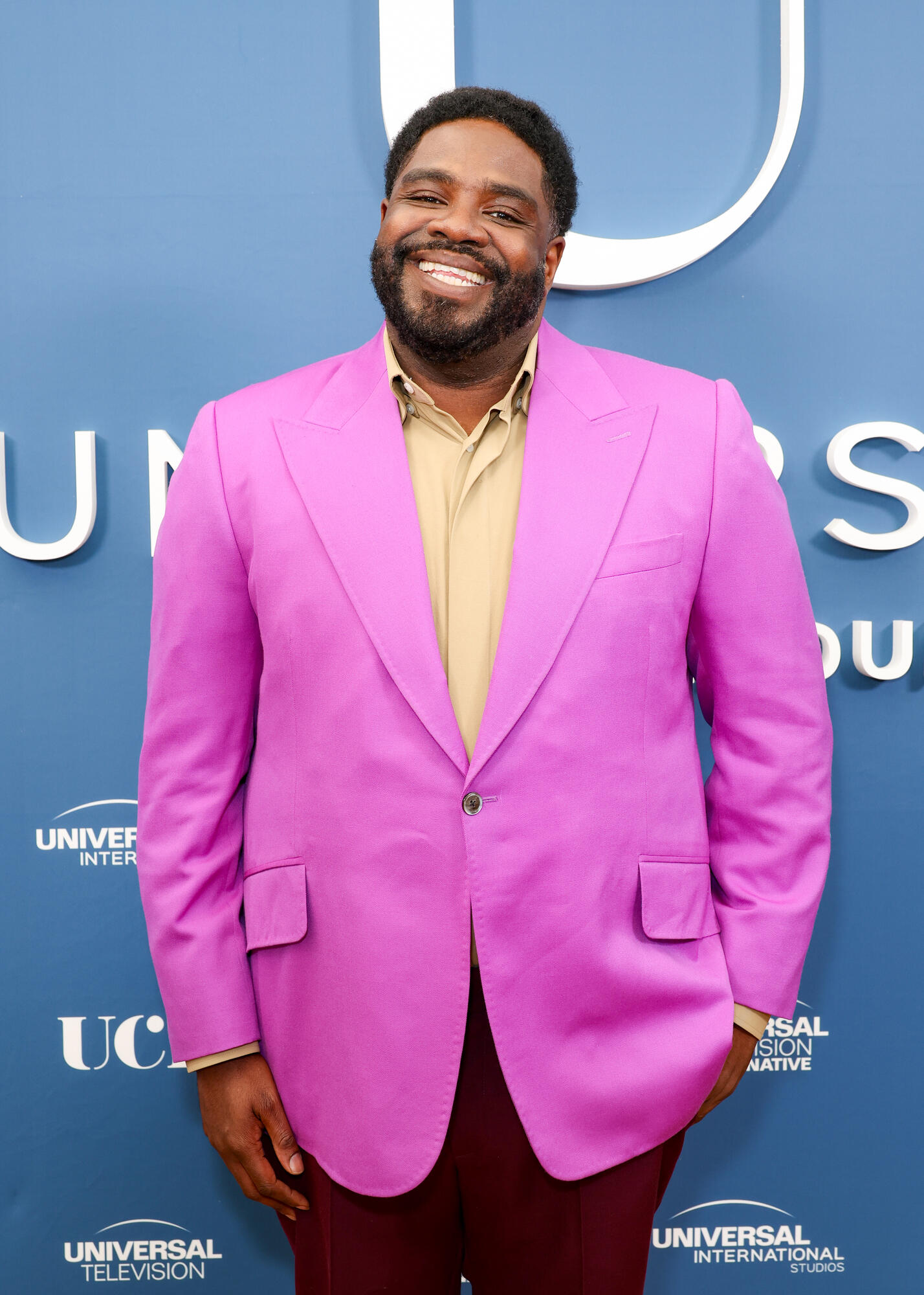 Ron Funches at the NBC Universal Emmys Press Luncheon held at Casa Madera West Hollywood on April 23, 2024 in West Hollywood, California.