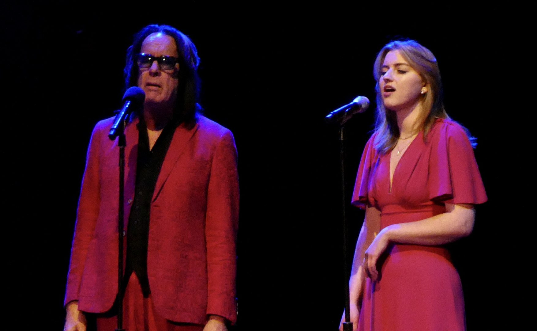 Todd Rundgren and Tori Holub at the Wiltern