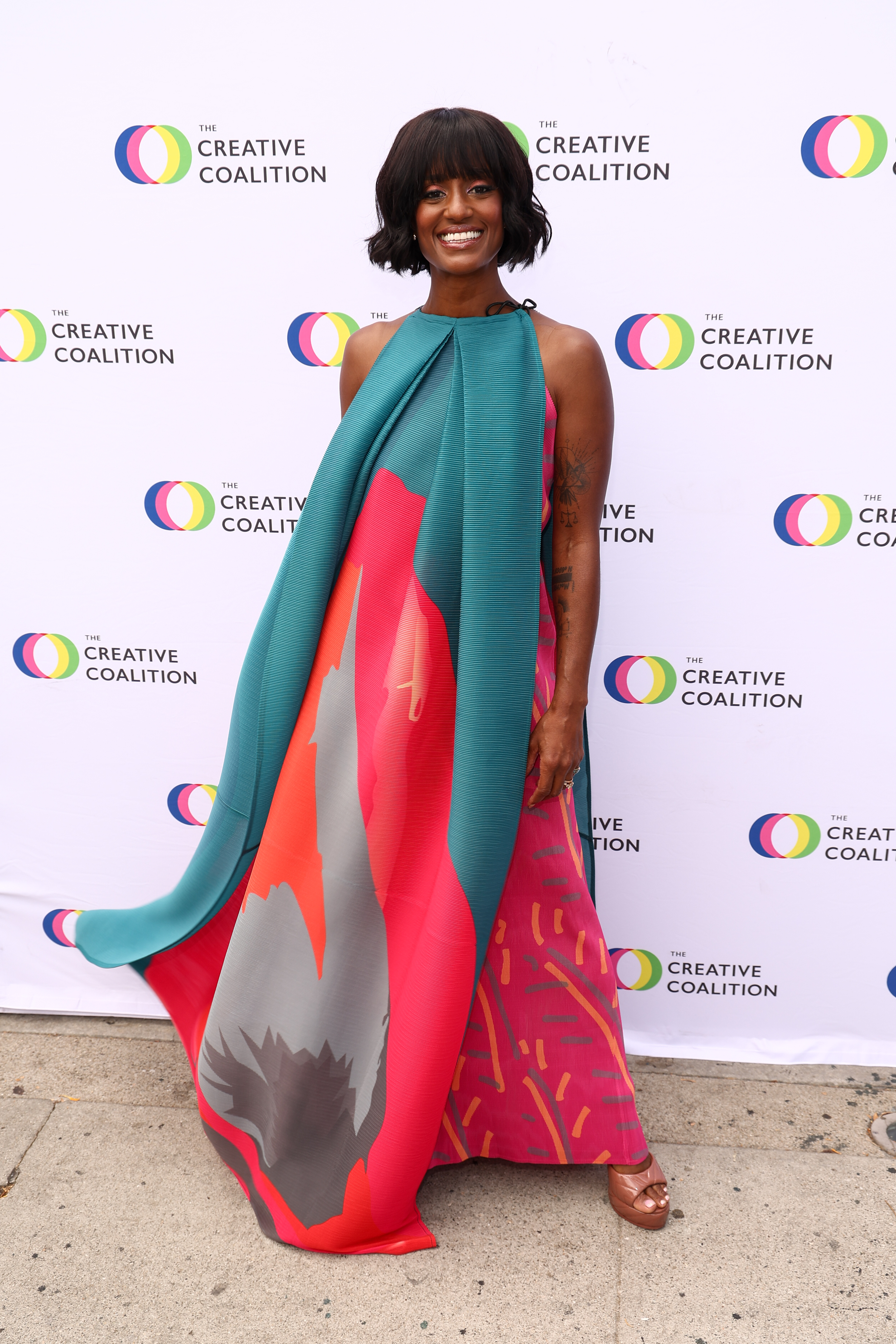 Skye P. Marshall at The Creative Coalition 11th Annual Humanitarian Awards at Craig's on September 13, 2025 in Los Angeles, California. (Photo by Tommaso Boddi/Variety via Getty Images)