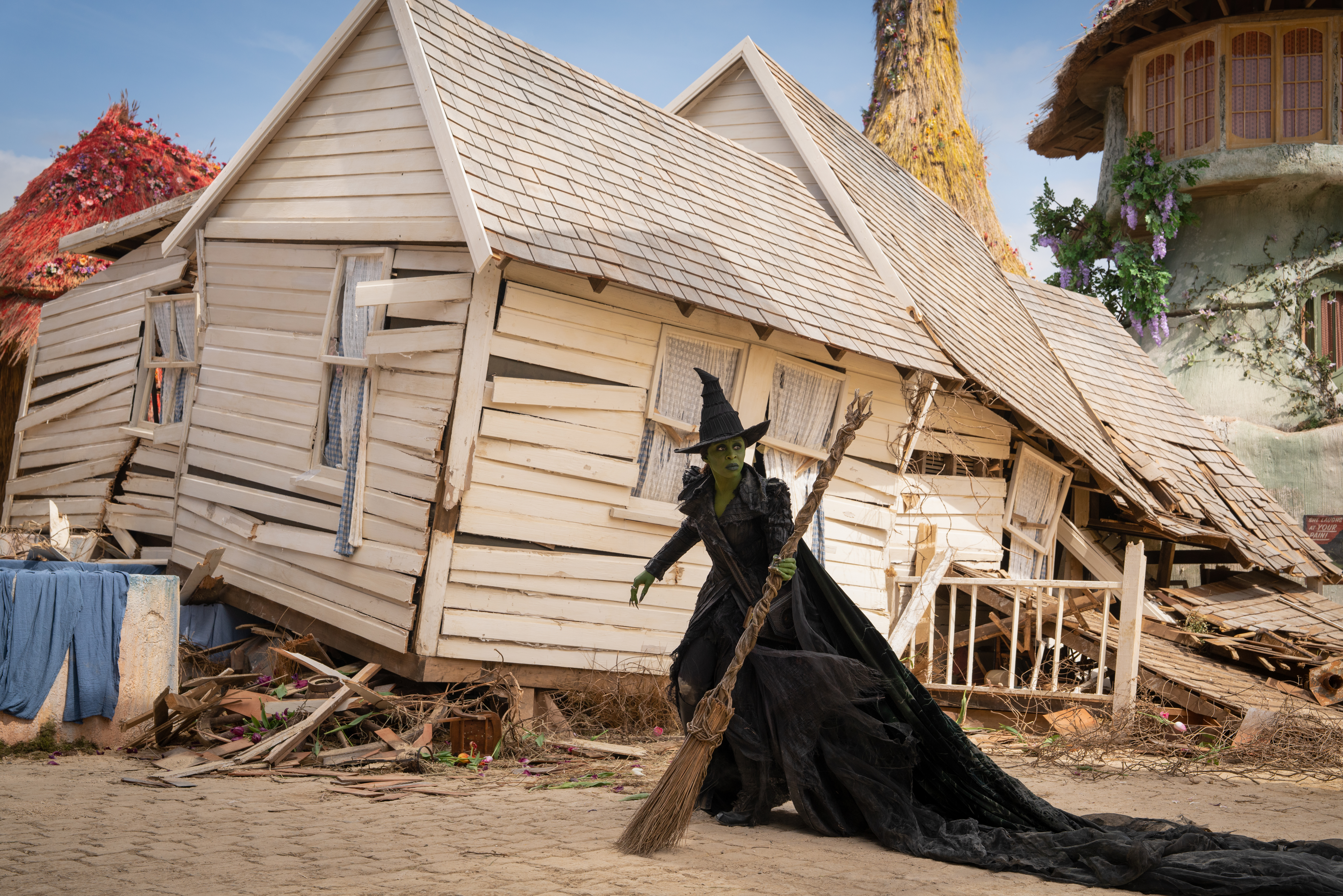 Cynthia Erivo is Elphaba in WICKED FOR GOOD, directed by Jon M. Chu.