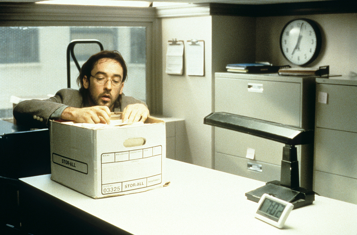 BEING JOHN MALKOVICH, John Cusack, 1999, © USA Films/courtesy Everett Collection