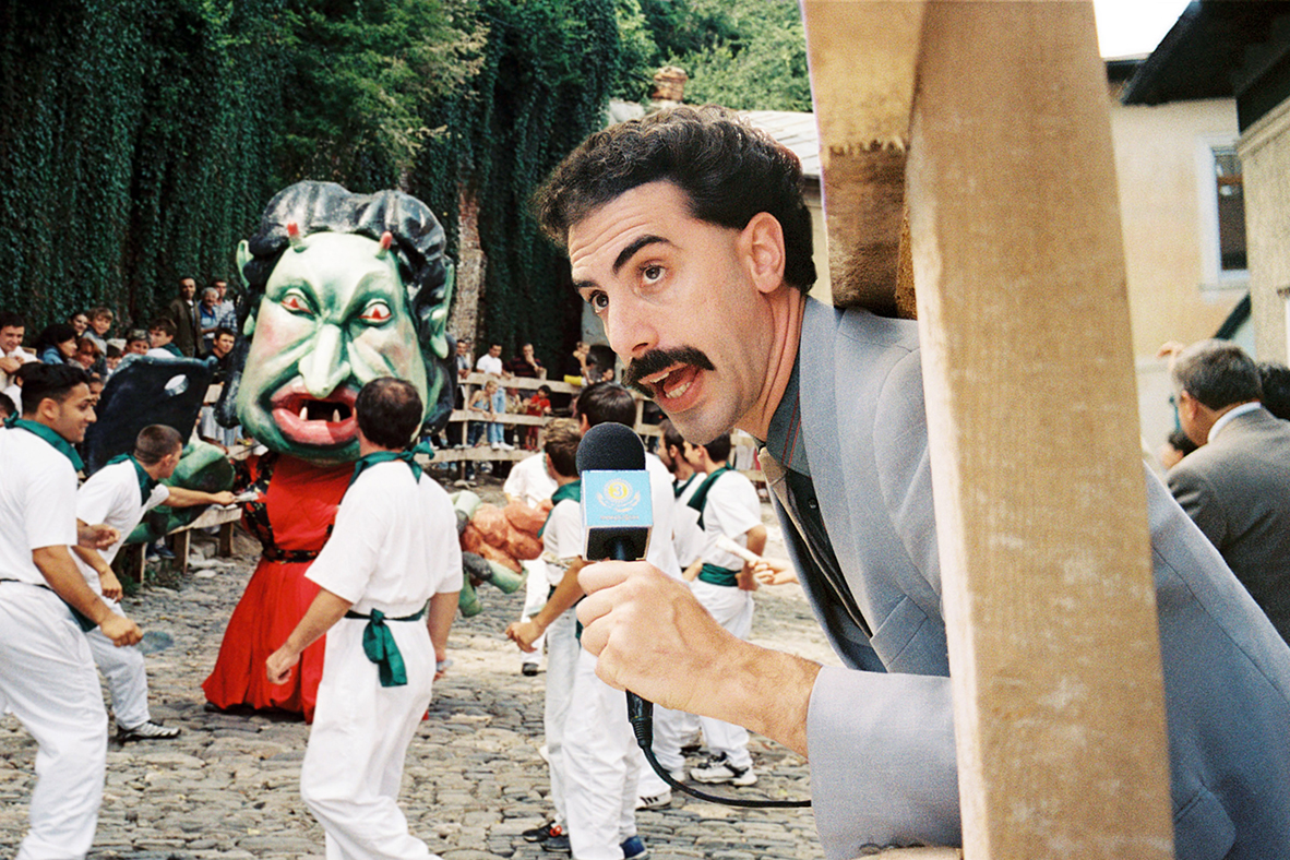 BORAT: CULTURAL LEARNINGS OF AMERICA FOR MAKE BENEFIT GLORIOUS NATION OF KAZAKHSTAN, Sacha Baron Cohen, 2006. TM & ©20th Century Fox. All rights reserved./courtesy Everett Collection