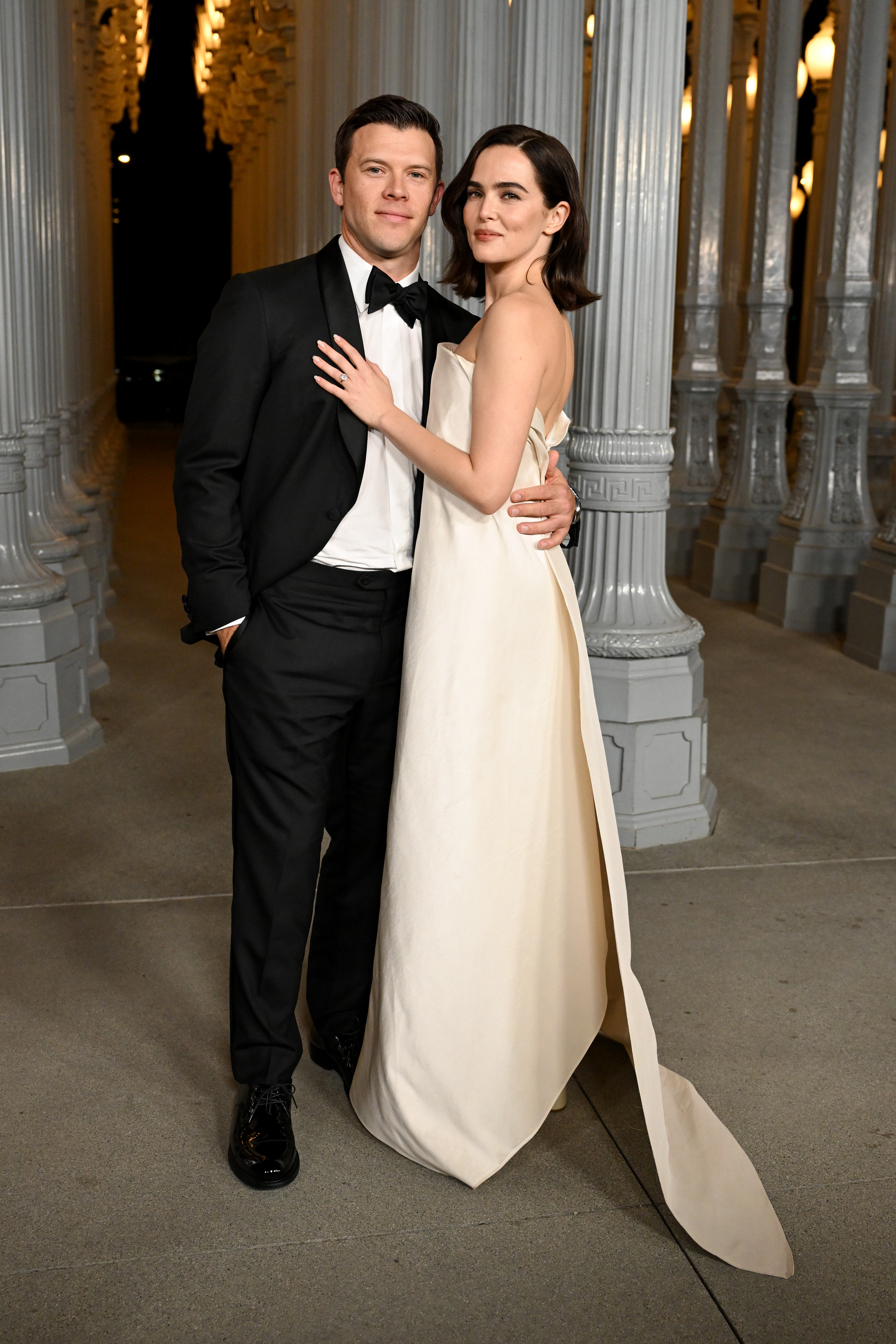 Jimmy Tatro and Zoey Deutch at the 2025 LACMA Art + Film Gala held at LACMA on November 01, 2025 in Los Angeles, California. (Photo by Gilbert Flores/Variety via Getty Images)
