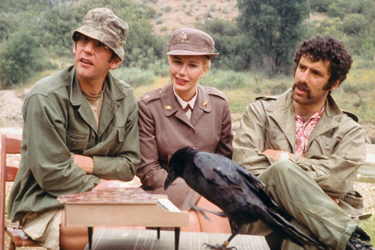 MASH, (aka M*A*S*H*), from left: Donald Sutherland, Sally Kellerman, Elliott Gould, 1970, TM & Copyright ©20th Century Fox Film Corp. All rights reserved./courtesy Everett Collection