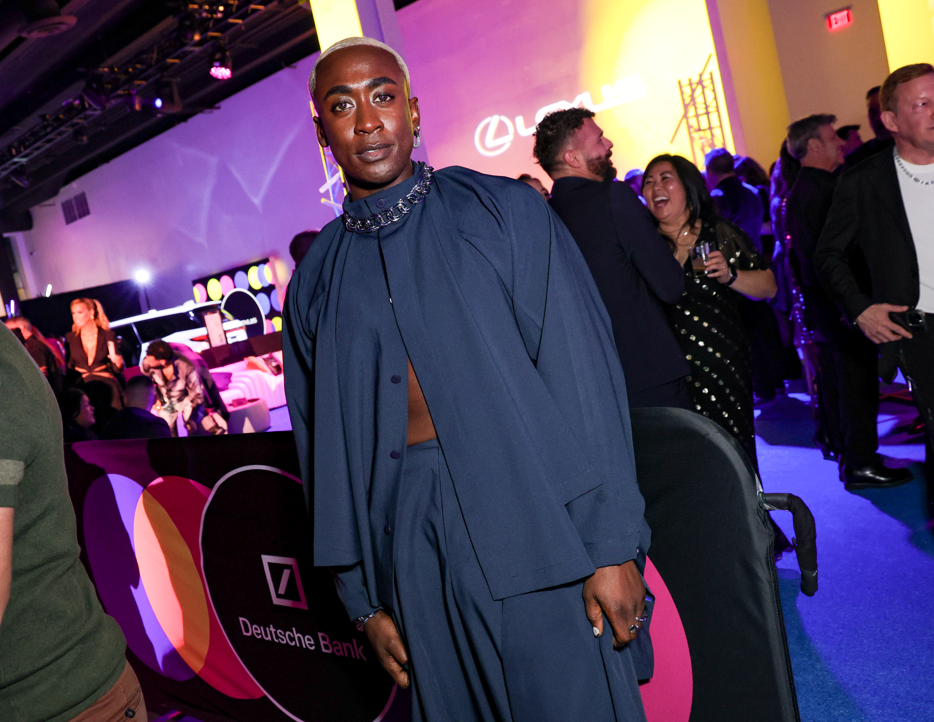 VINCINT at the OUT100 Celebration held at nya Studios West on November 21, 2025 in Los Angeles, California.