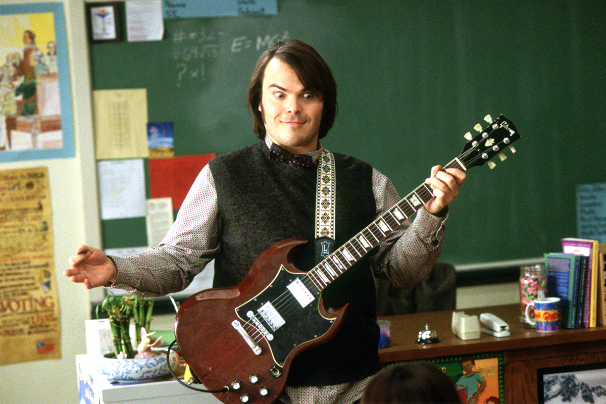 SCHOOL OF ROCK, Jack Black, 2003, (c) Paramount/courtesy Everett Collection