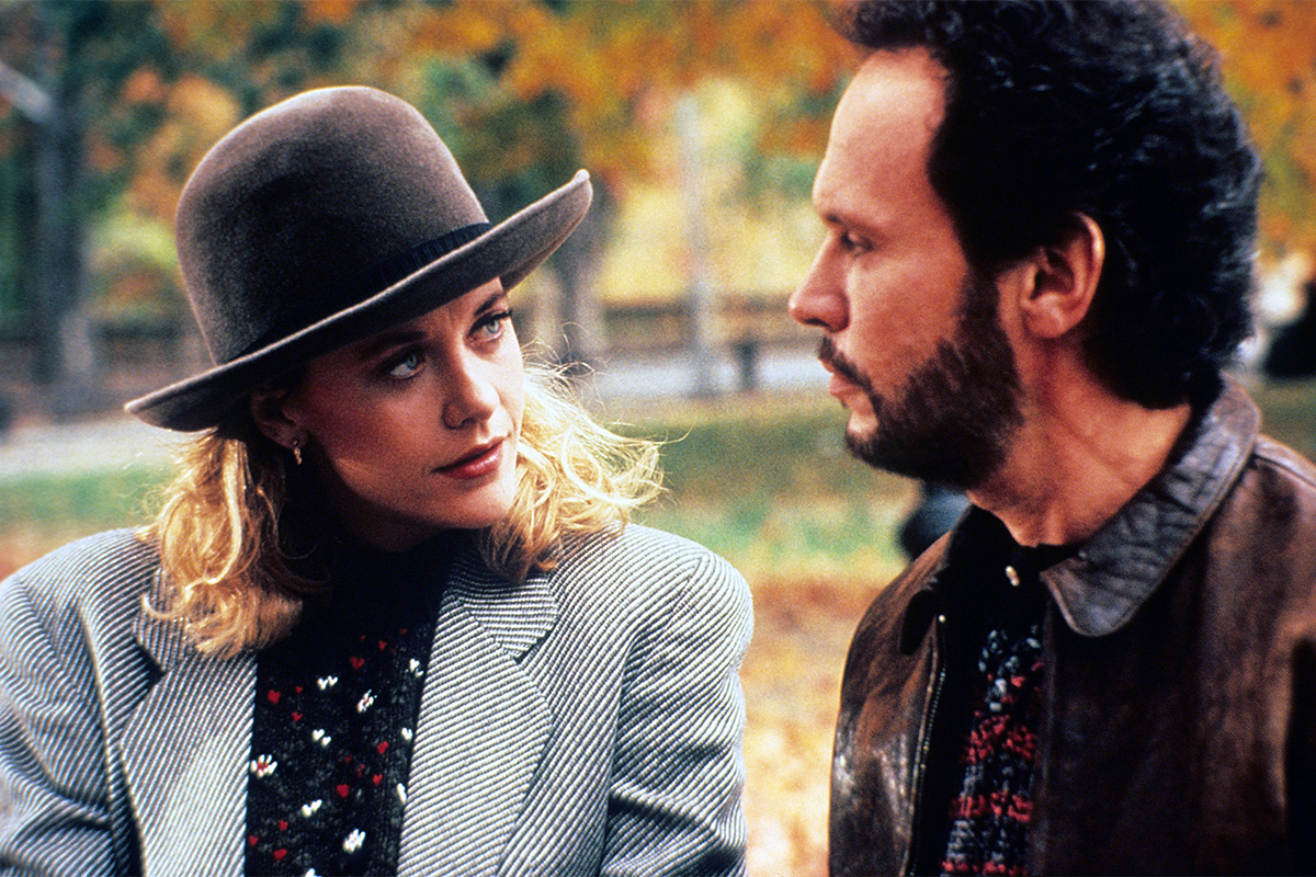 WHEN HARRY MET SALLY..., Meg Ryan, Billy Crystal, 1989. (c) Columbia Pictures/ Courtesy: Everett Collection.