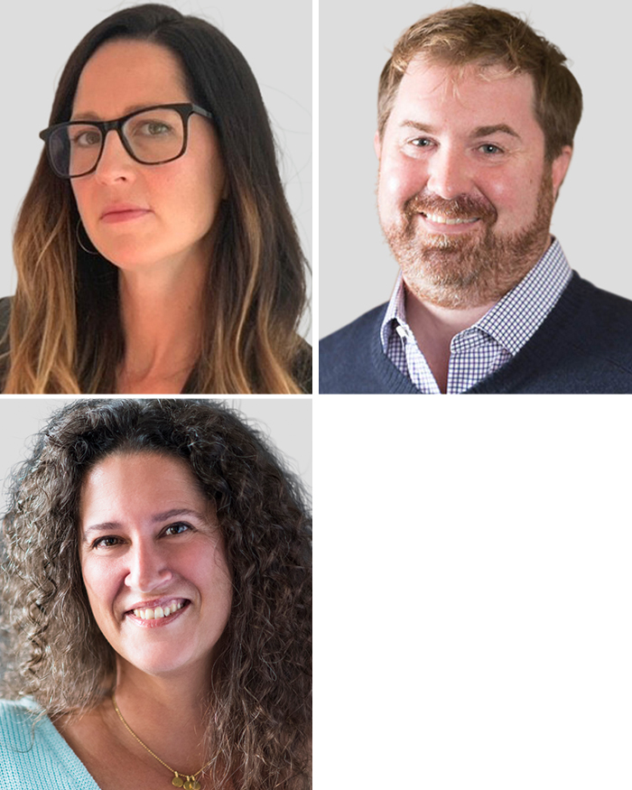 Tara Moore, Patrick Templeman, Amy Gittleman Blom