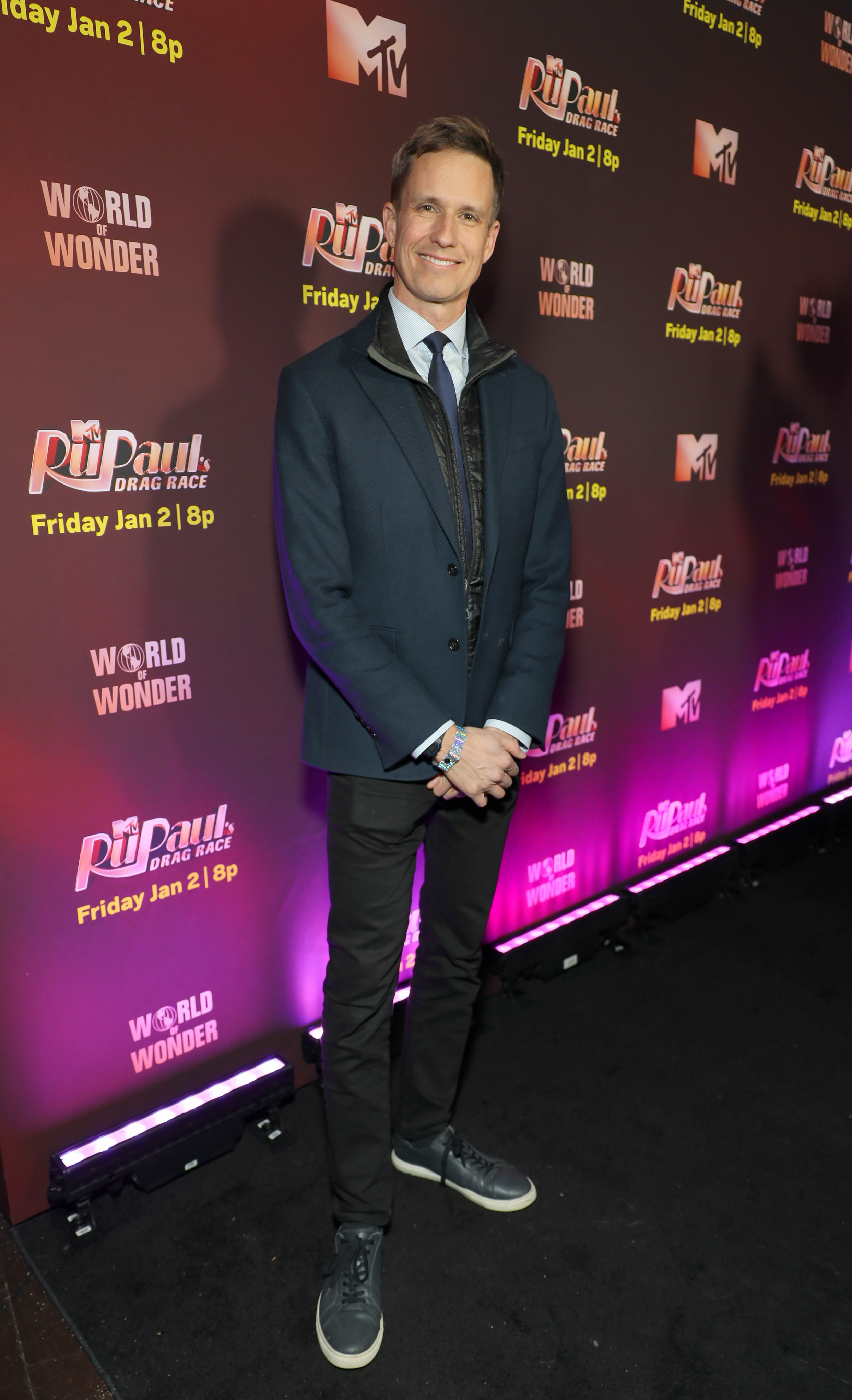 NEW YORK, NEW YORK - DECEMBER 09:  Erik Bottcher attends RuPaul's Drag Race S18 Premiere Event at Aqua New York on December 09, 2025 in New York City. (Photo by Santiago Felipe/Getty Images for MTV)