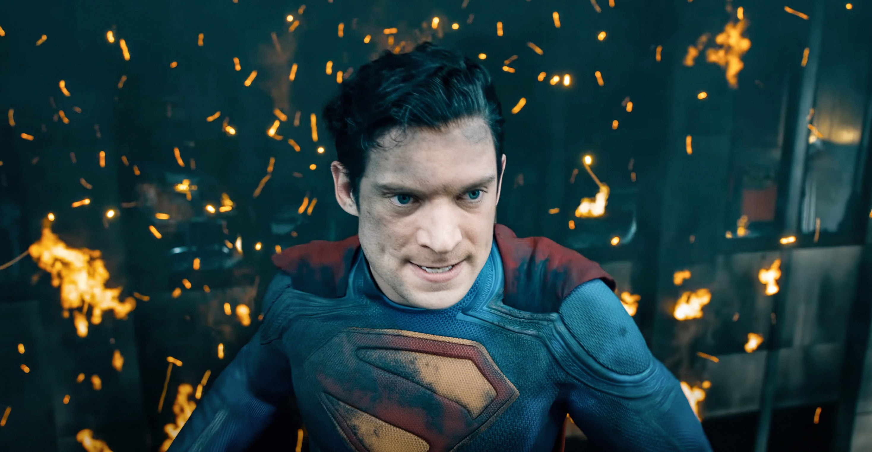 SUPERMAN, David Corenswet as Superman, 2025. © Warner Bros. /Courtesy Everett Collection