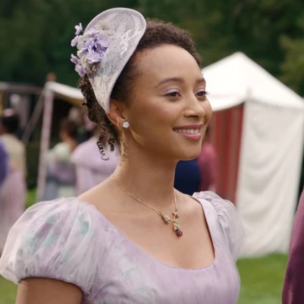 Alice Mondrich, played by Emma Naomi, in Bridgerton