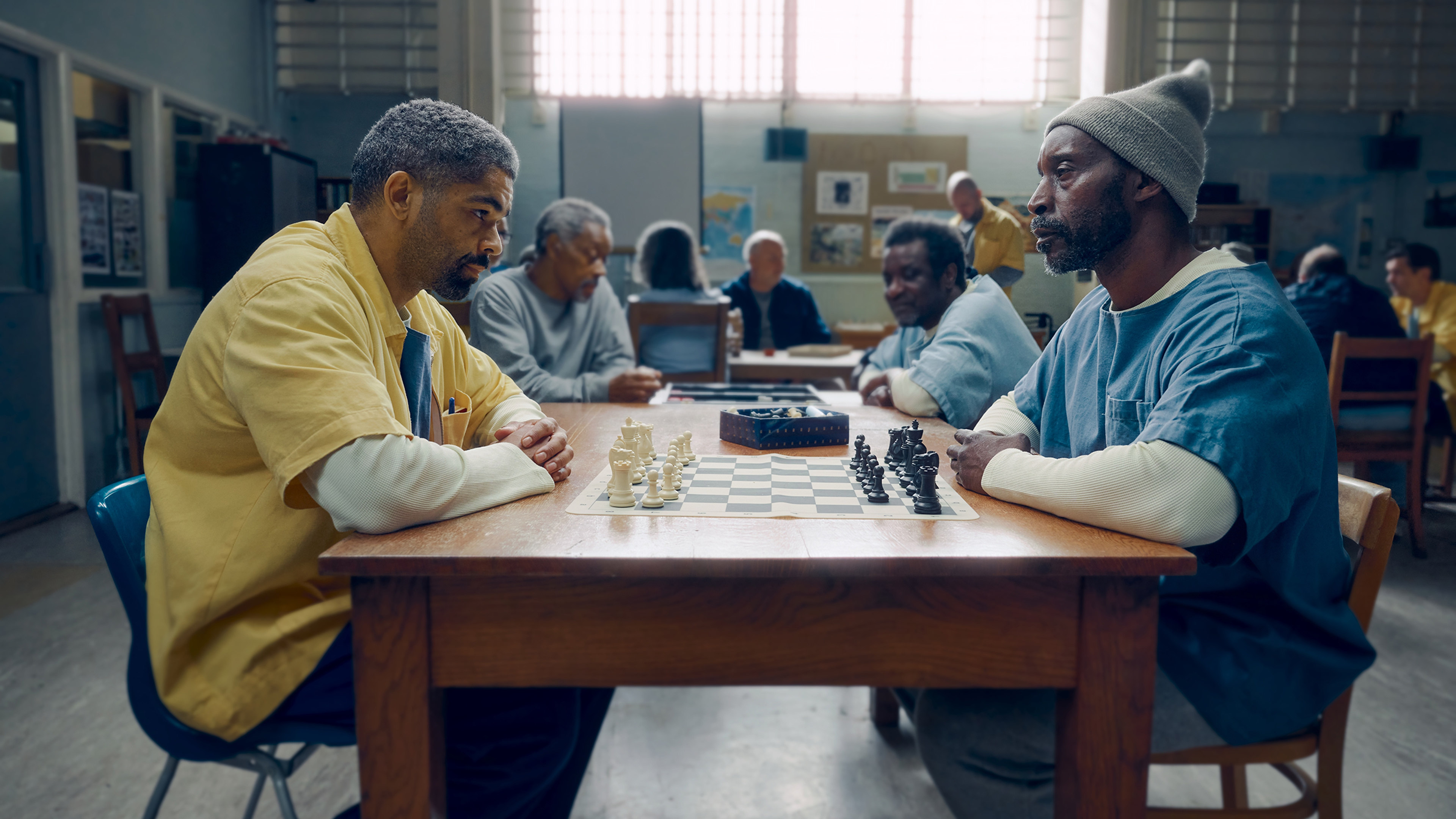 Kingsley Ben-Adir and Rob Morgan appear in Frank & Louis by Petra Biondina Volpe, an official selection of the 2026 Sundance Film Festival. Courtesy of Sundance Institute | photo by Rob Baker Ashton
