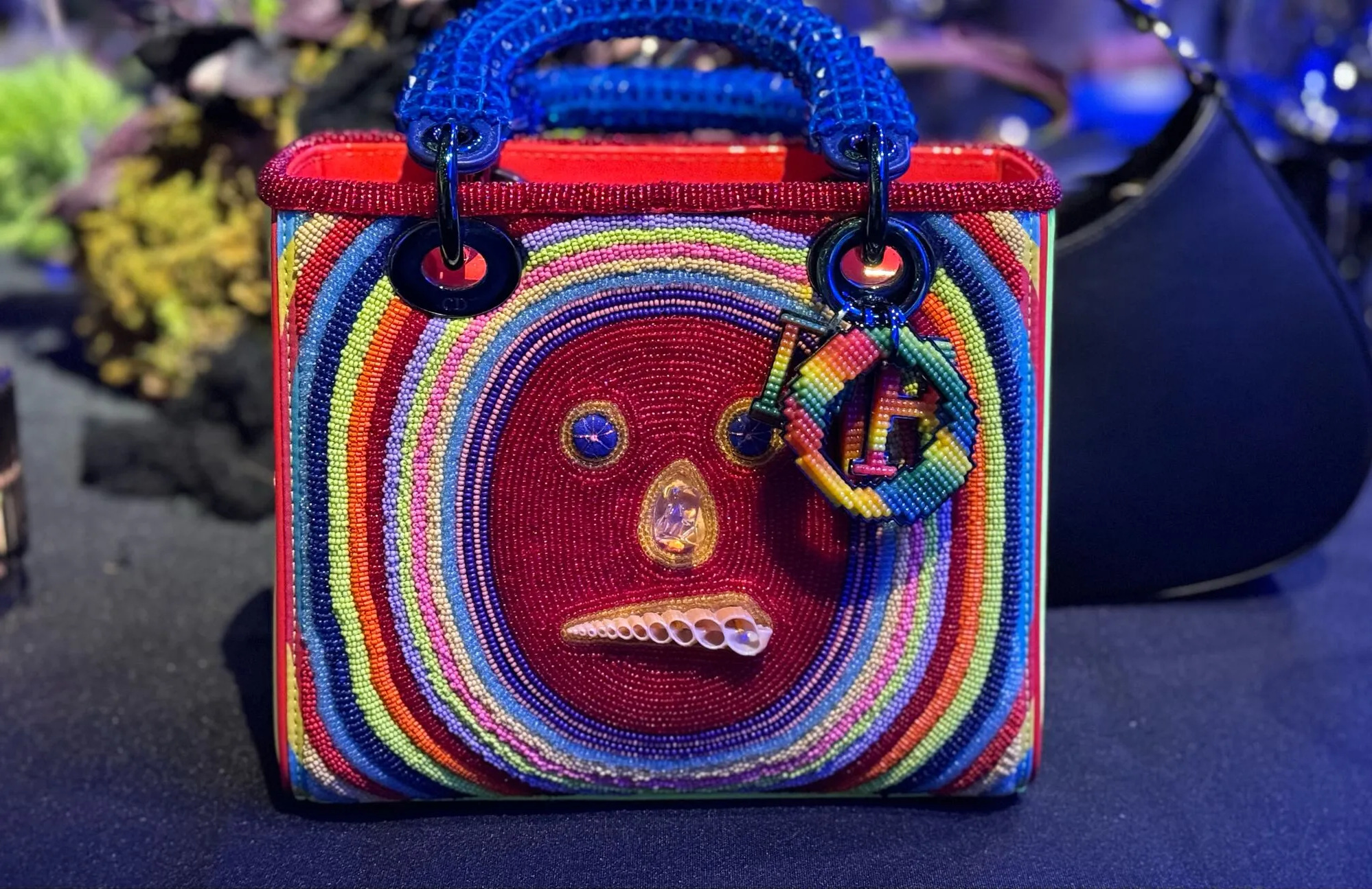 Jeffrey Gibson's Lady Dior bag for the Dior Lady Art project.