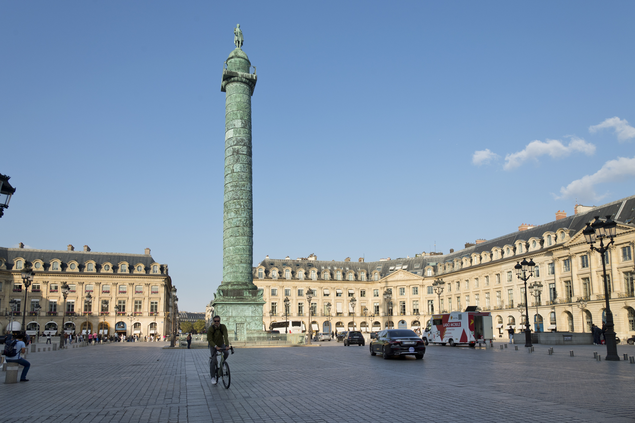 A view of Place Vendôme in Paris