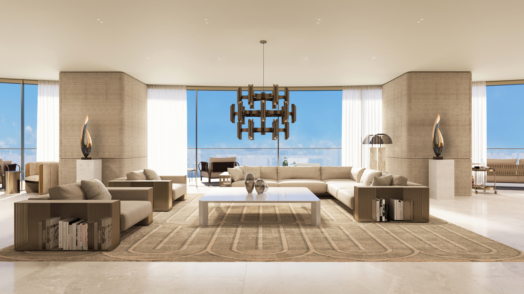 La Mer By Elie Saab comprises three distinctive branded towers situated on Al Marjan Island