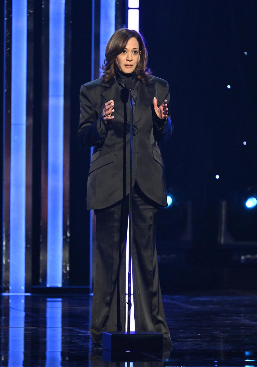 Kamala Harris at the 56th NAACP Image Awards held at the Pasadena Civic Auditorium on February 22, 2025 in Los Angeles, California.