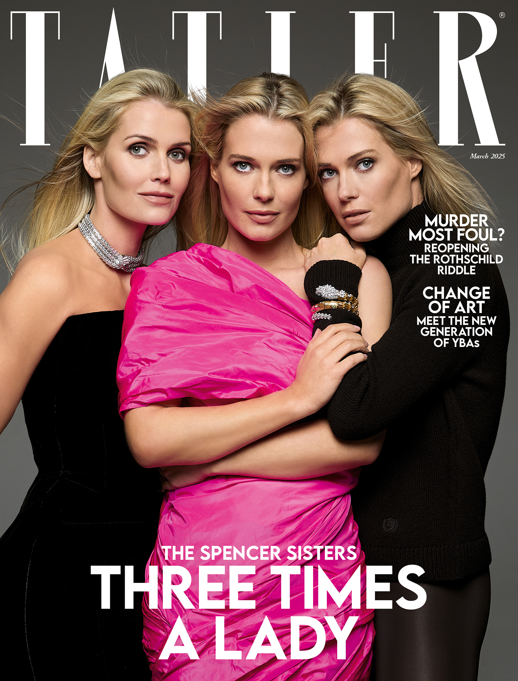 The Spencer sisters on the cover of Tatler.