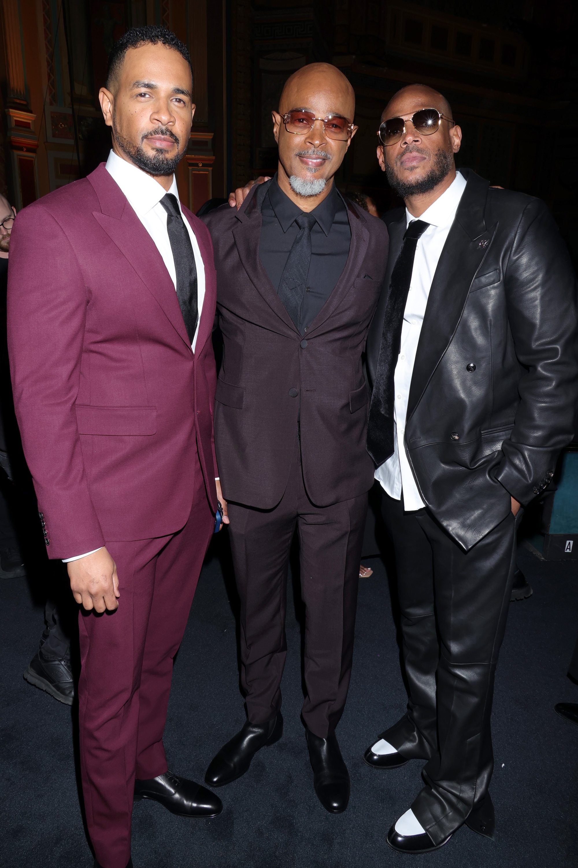 (L-R) Damon Wayans Jr., Damon Wayans and Marlon Wayans attend the 56th NAACP Image Awards at Pasadena Civic Auditorium on February 22, 2025 in Pasadena, California.