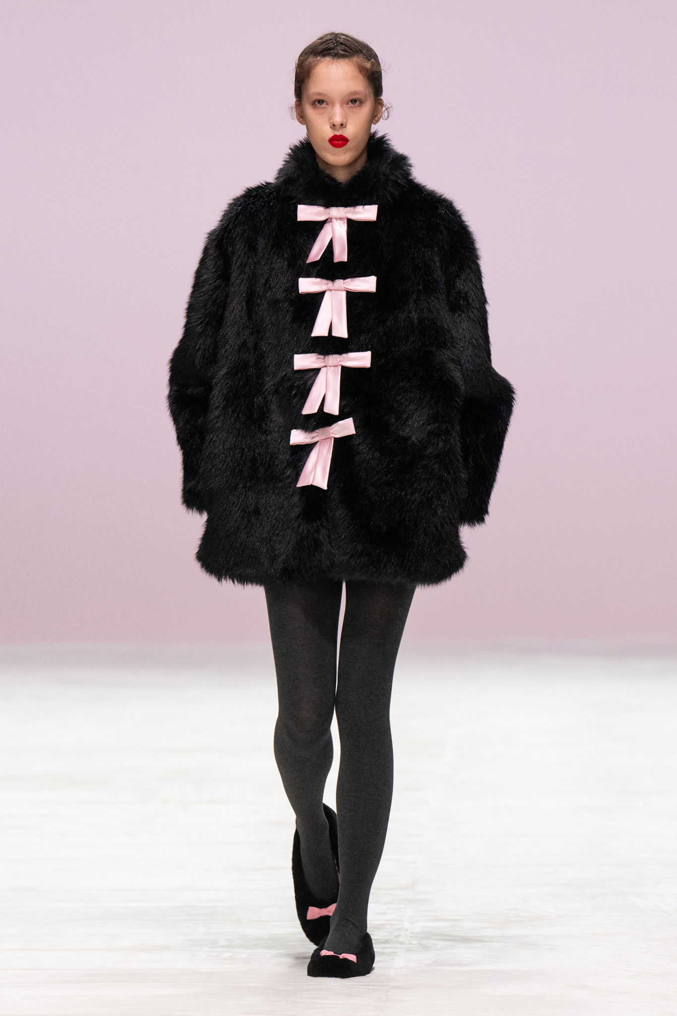 model in Vivetta Fall 2025 Ready-To-Wear Collection  at Milan Fashion Week