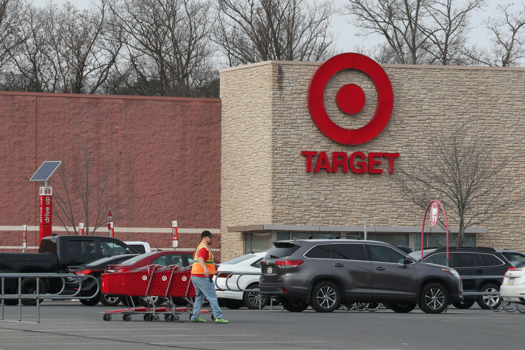 A Target store from the parking lot.