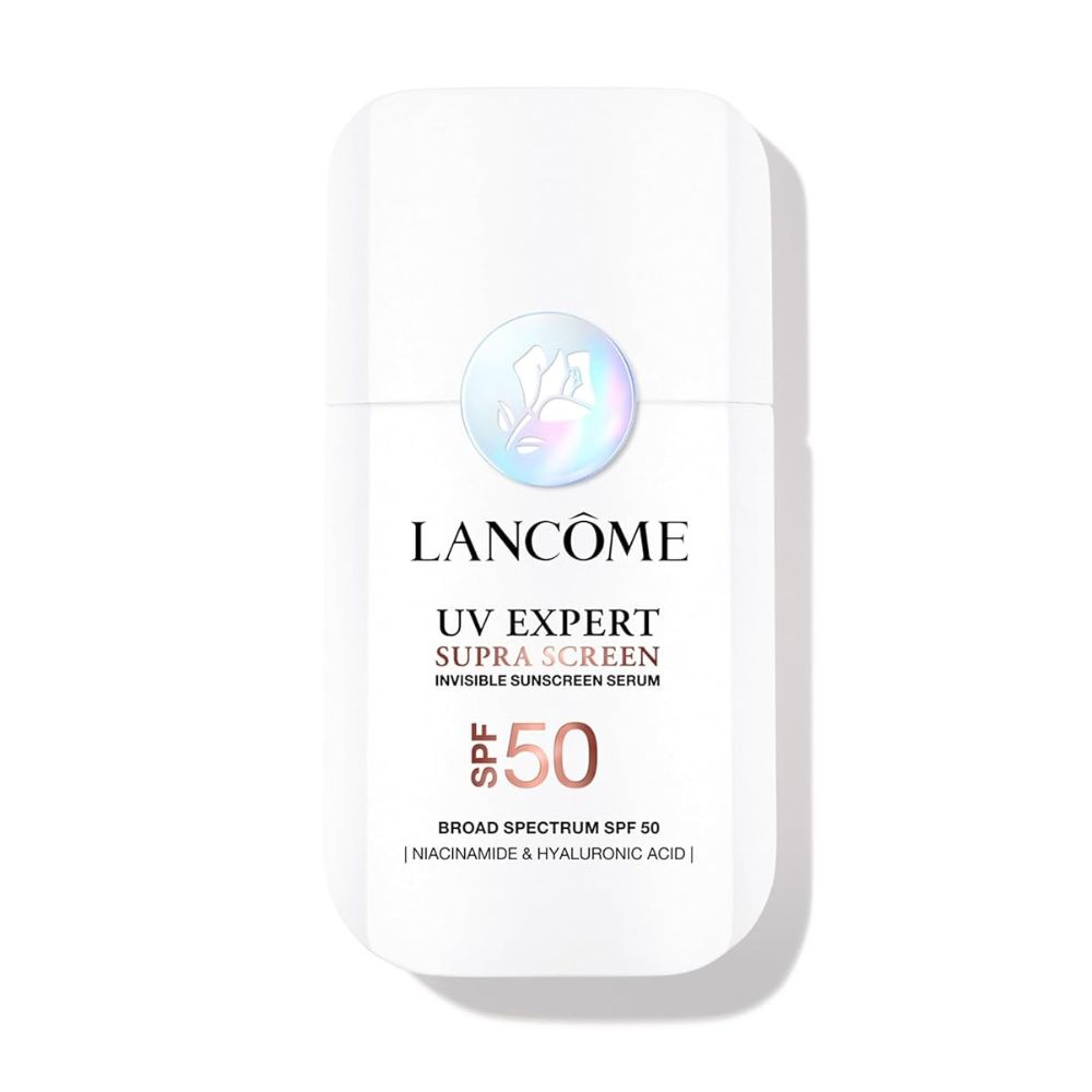 white container of face sunscreen
