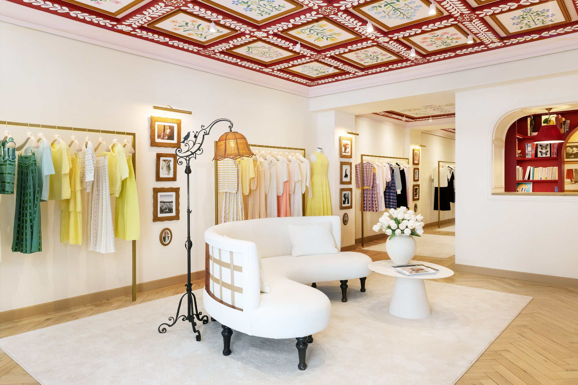 Inside the new Molli flagship in Paris.