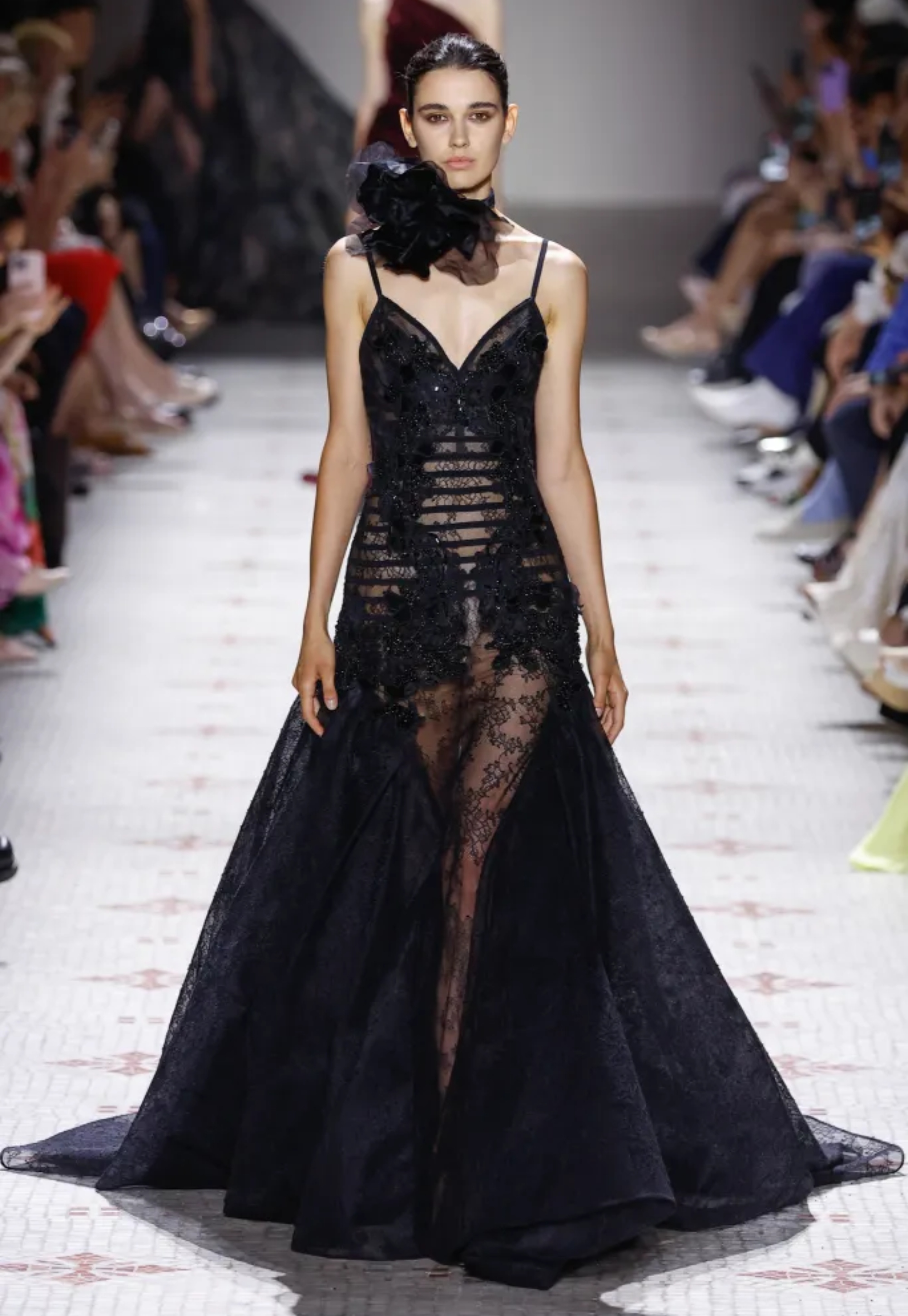 Elie Saab fall 2024 couture collection.