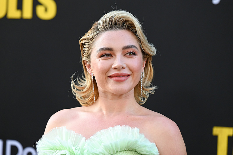 Florence Pugh at the Los Angeles Premiere Of Marvel Studios' "Thunderbolts*" at Dolby Theatre on April 28, 2025 in Los Angeles, California.