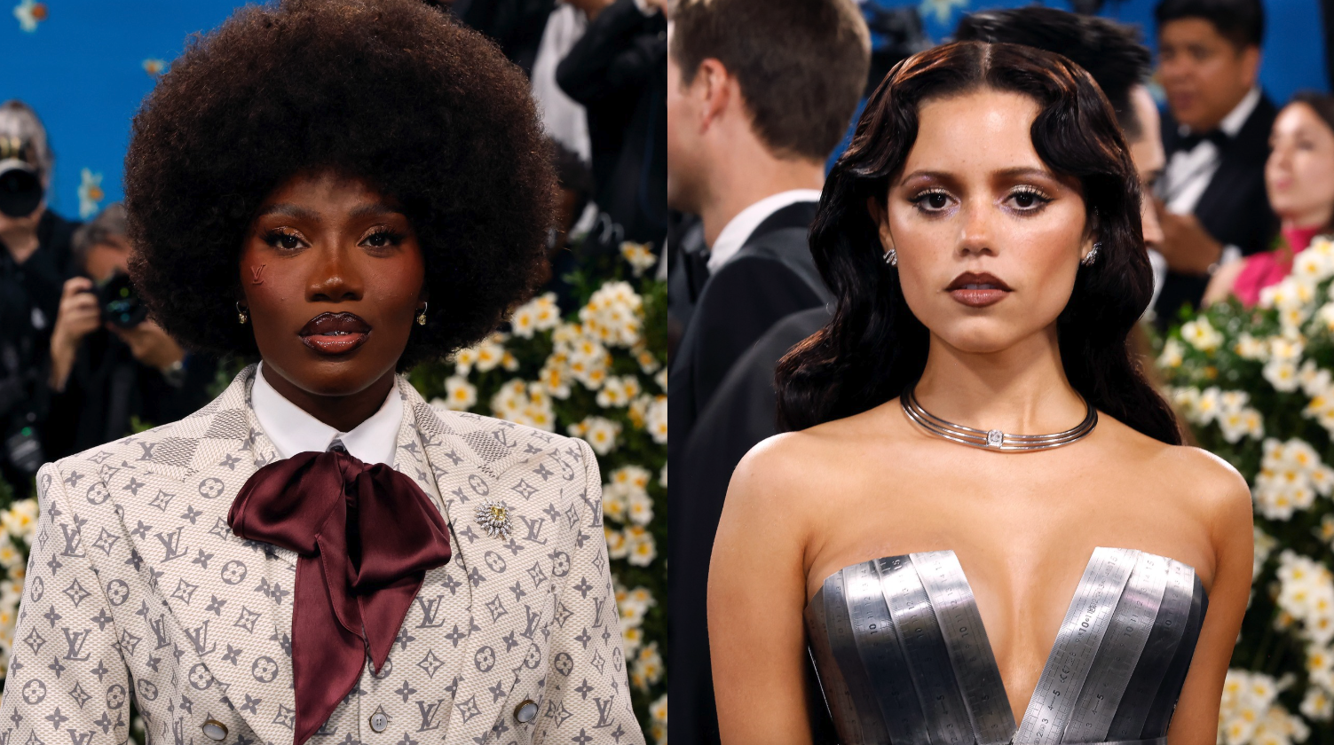 Doechii and Jenna Ortega wear blurred lip liner at the 2025 Met Gala