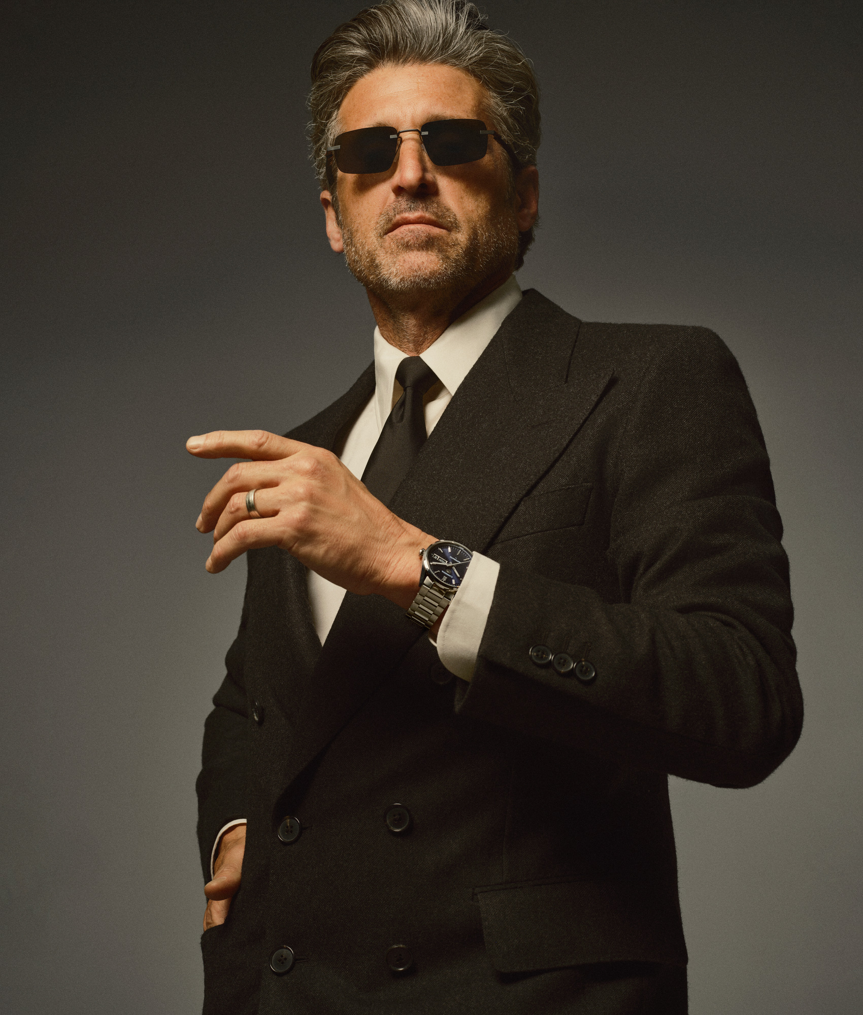 Patrick Dempsey in the Tag Heuer eyewear campaign