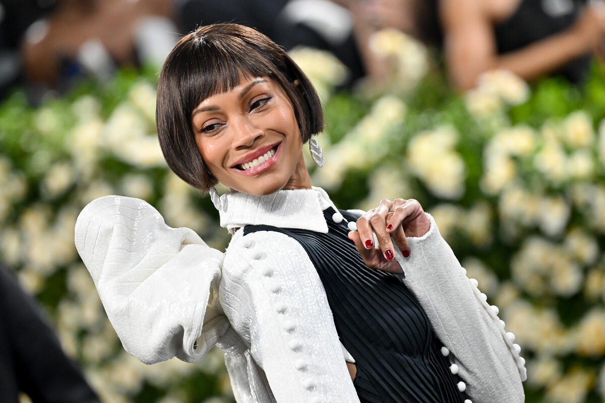 Zoe Saldana at The 2025 Met Gala Celebrating