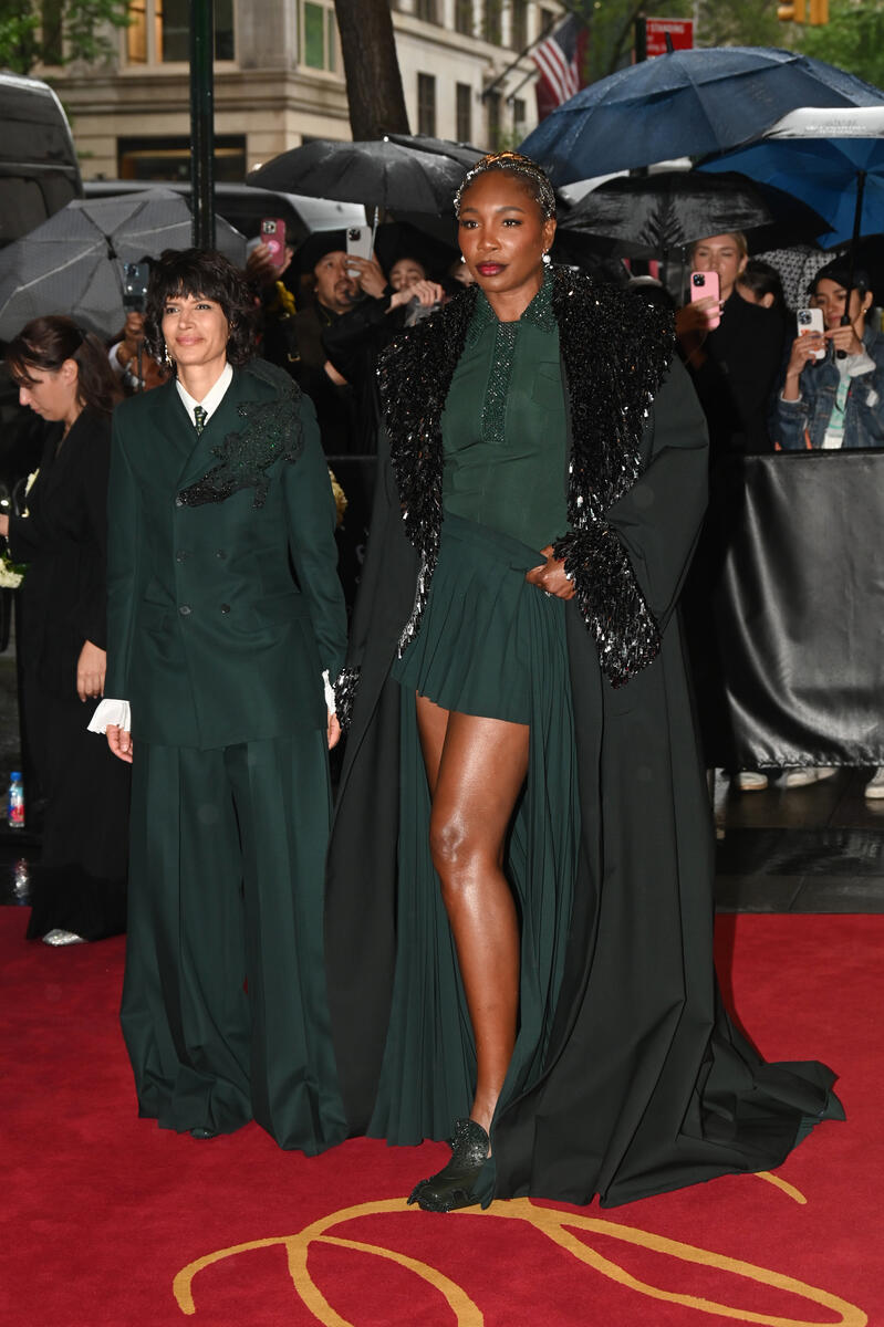 Venus Williams at The Carlyle Hotel before the 2025 Met Gala: