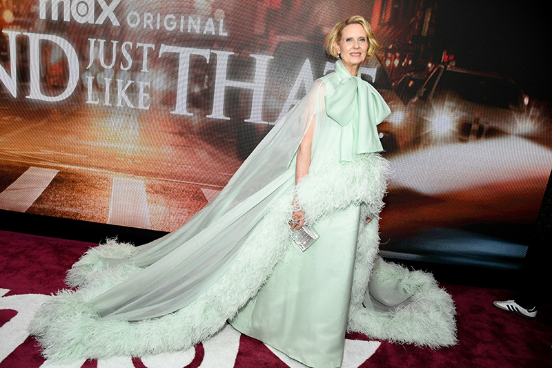 Cynthia Nixon at the photo call for Max Original Series