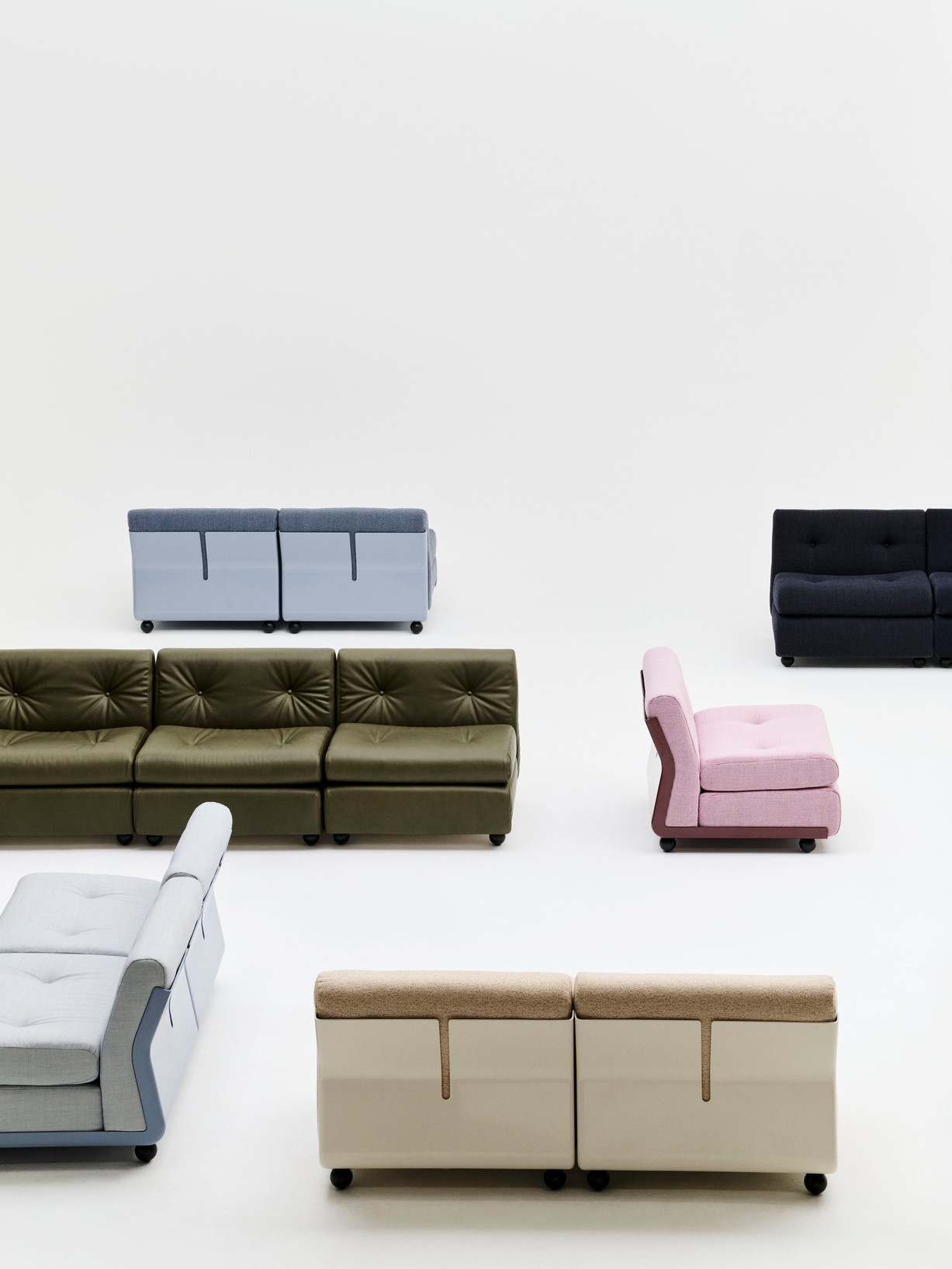 Mario Bellini's Amanta sofas from Hay