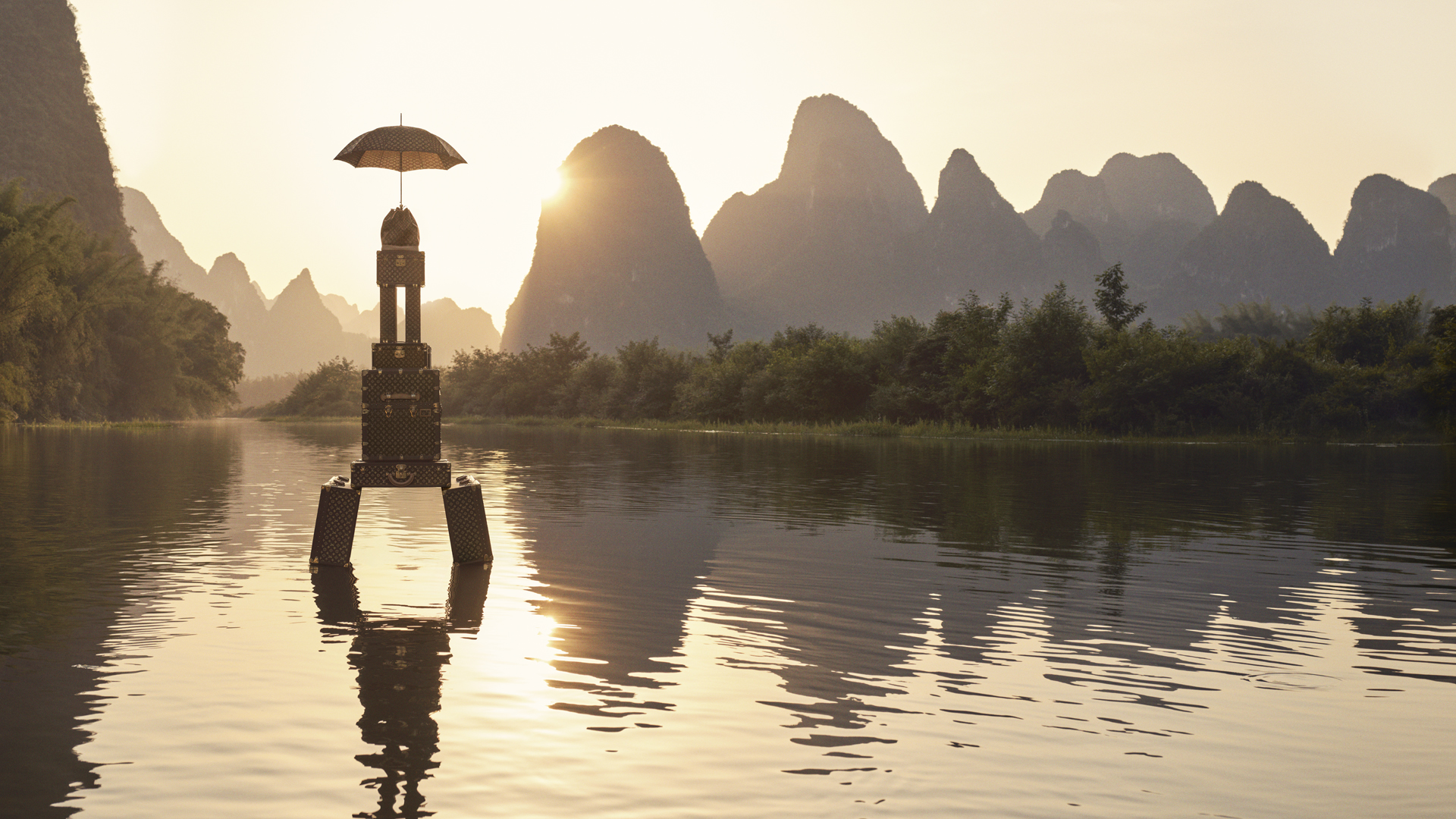 Louis Vuitton's 2025 travel campaign shot in Guilin, China