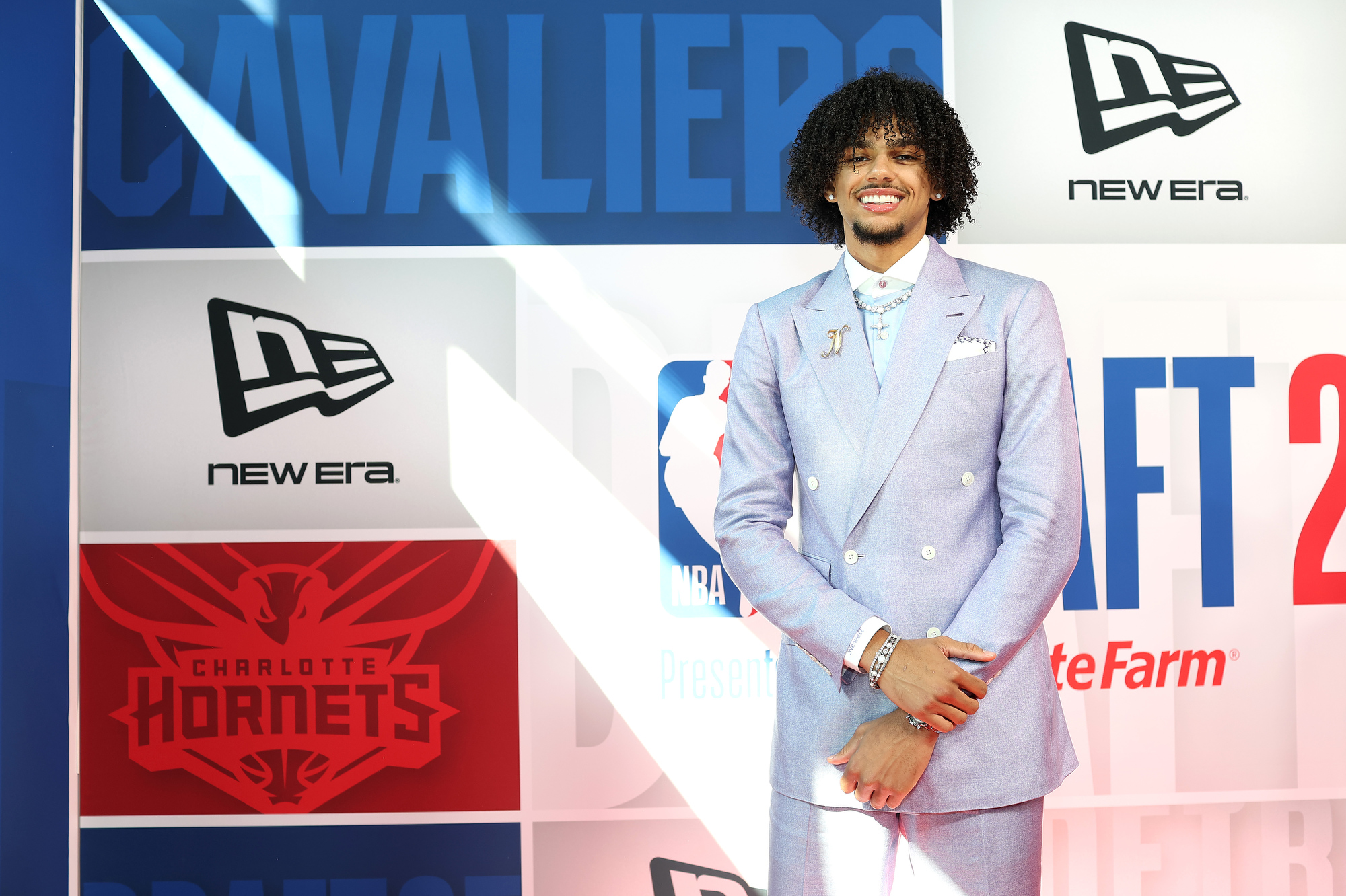 NEW YORK, NEW YORK - JUNE 25: Asa Newell poses on the red carpet prior to the first round of the 2025 NBA Draft at Barclays Center on June 25, 2025 in the Brooklyn borough of New York City. NOTE TO USER: User expressly acknowledges and agrees that, by downloading and/or using this photograph, user is consenting to the terms and conditions of the Getty Images License Agreement. (Photo by Sarah Stier/Getty Images)