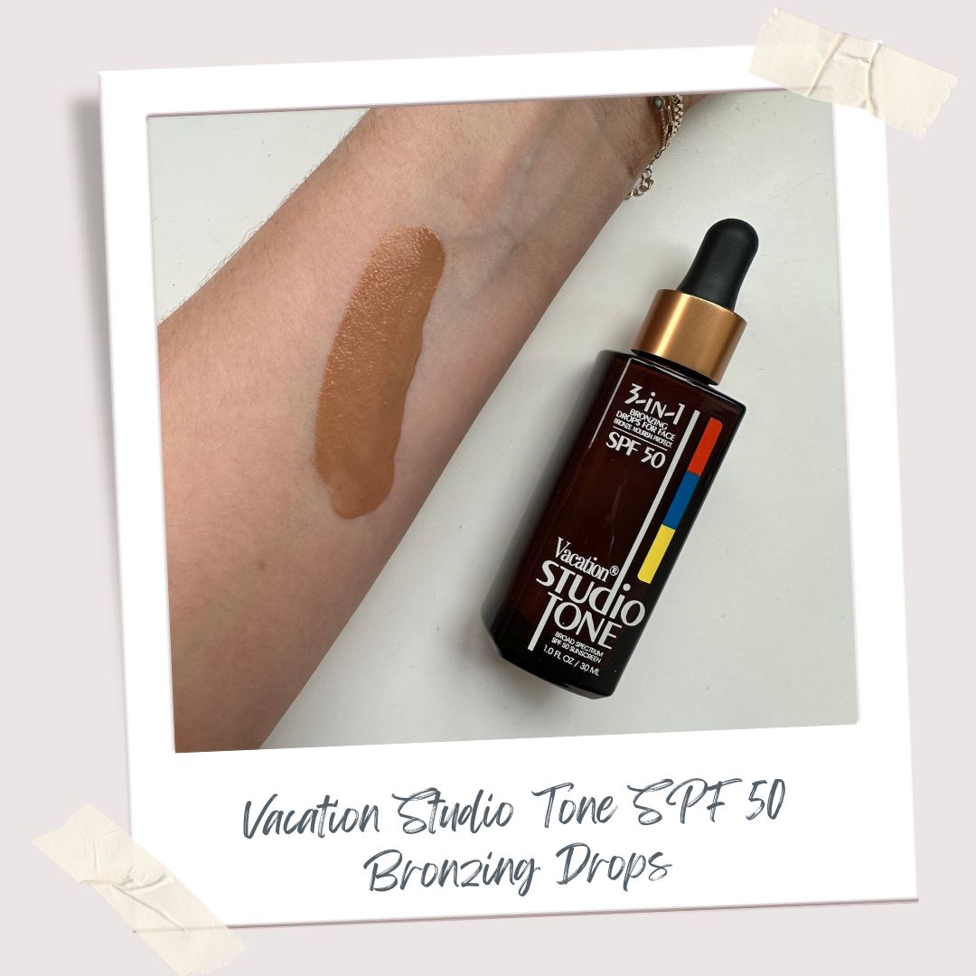 WWD editors test Vacation's bronzing drops