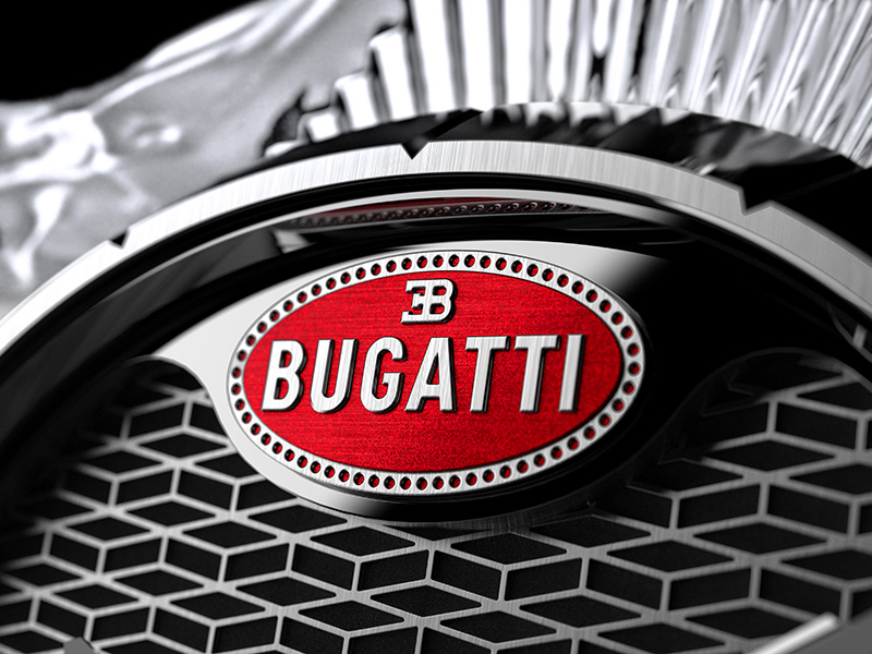 Jacob & Co., Bugatti and Lalique Bugatti Calandre Table Clock