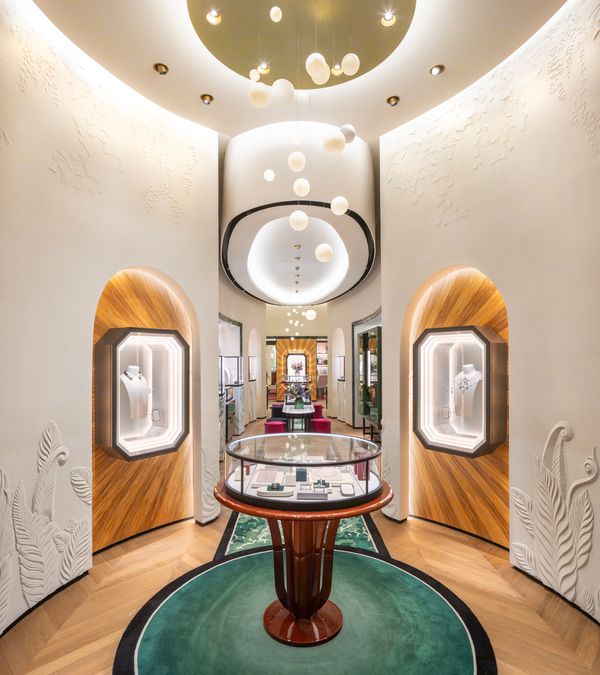 Boucheron's new U.S. location in Beverly Hills at 499 North Rodeo Drive.