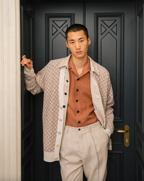 A look from the Drumohr spring 2026 collection.