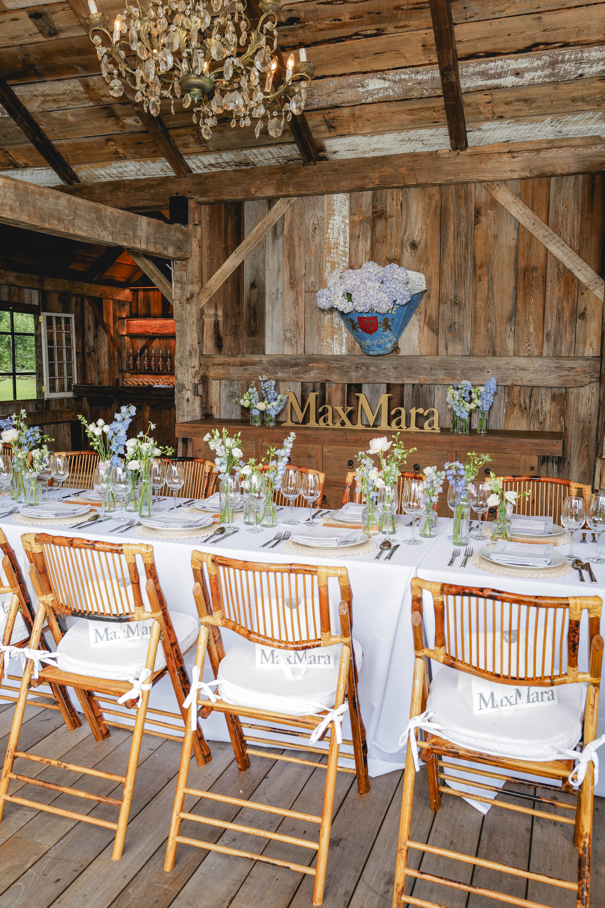 Marcolin and Max Mara's event at Wölffer Estate Vineyard.