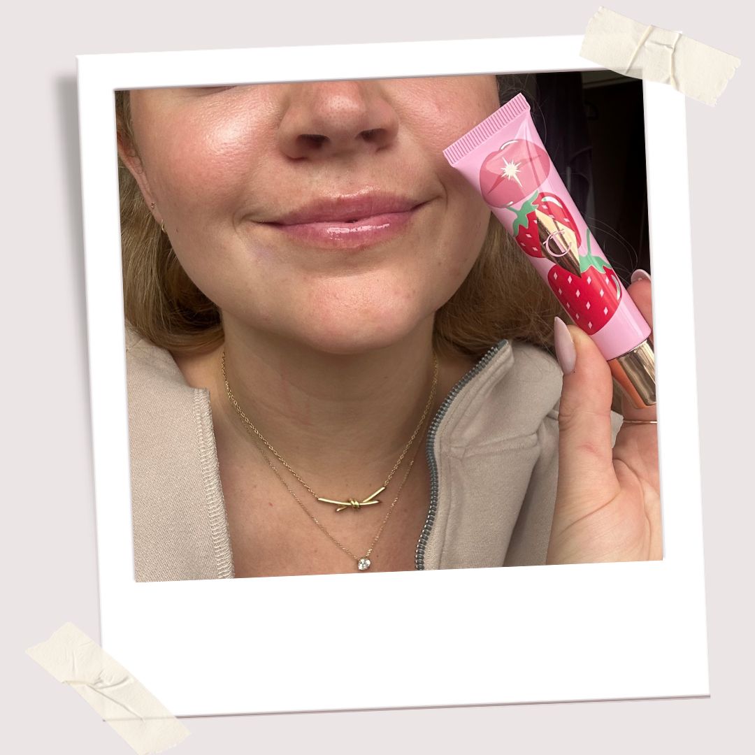 editor testing Charlotte Tilbury's Nectar Lip oils
